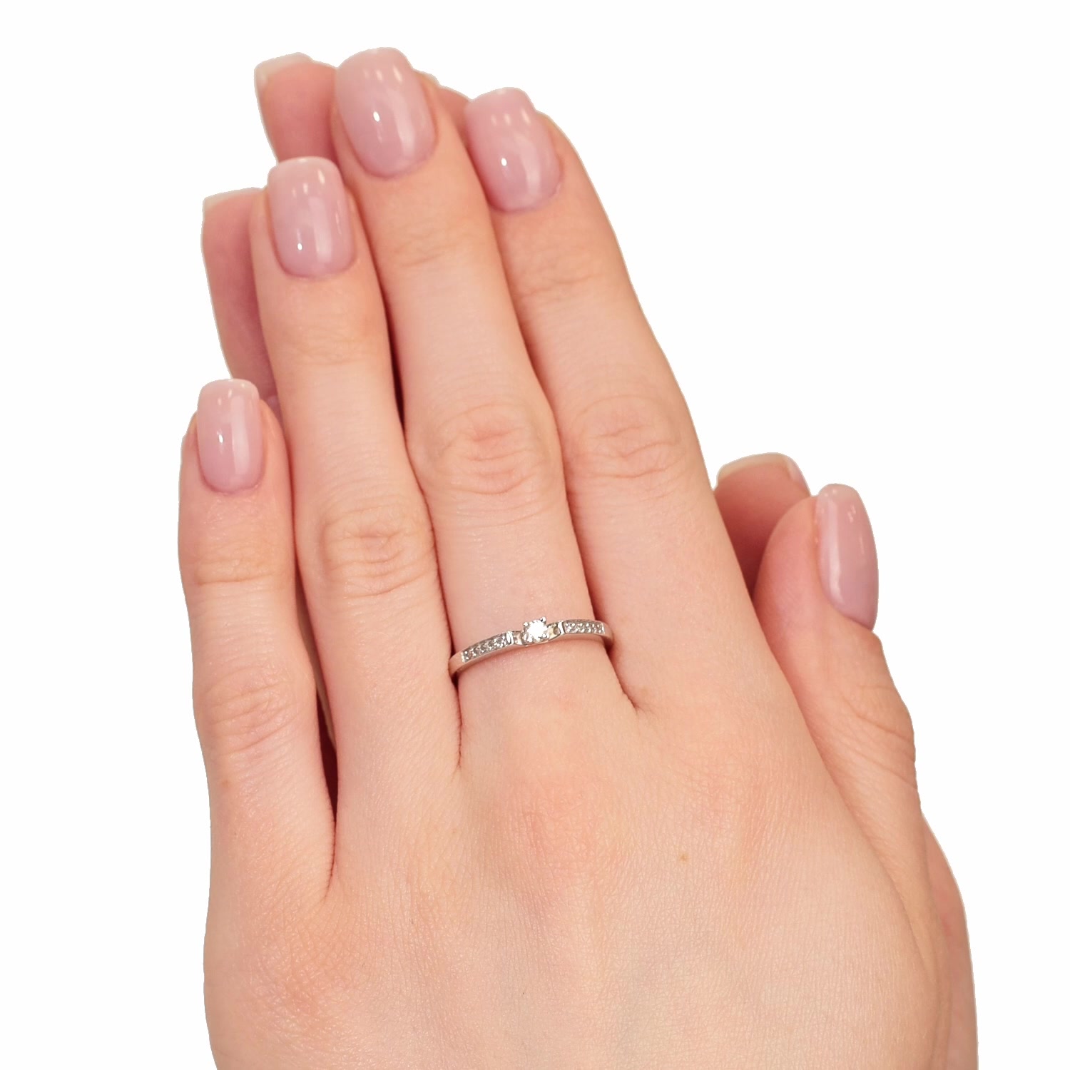 Золотое кольцо с бриллиантами