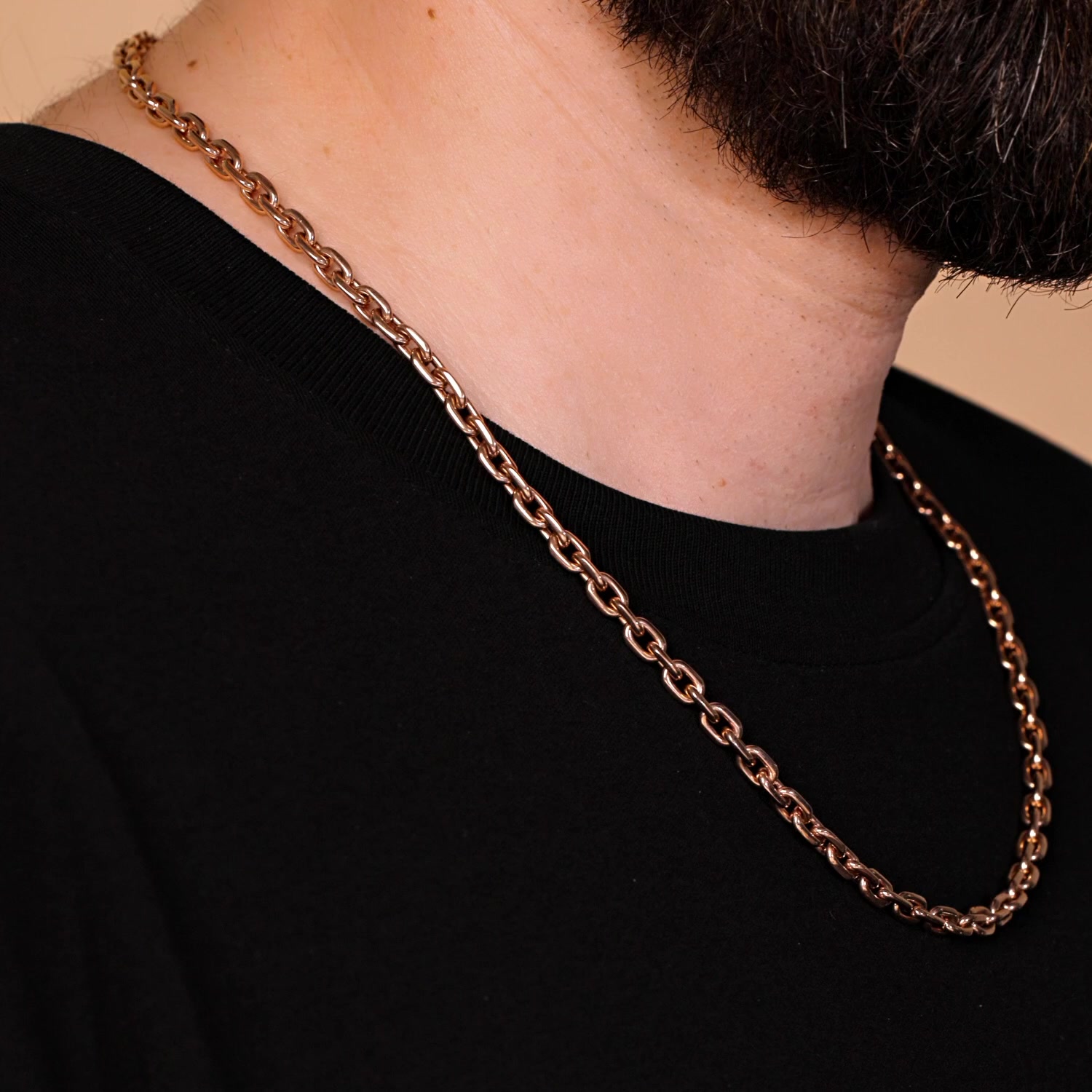 Золотая цепь ручной работы полновесная