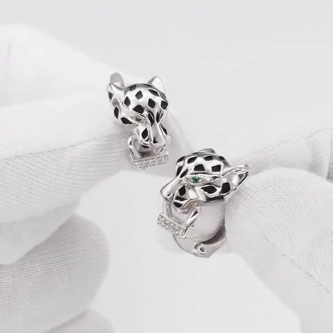 Золотые серьги с фианитами