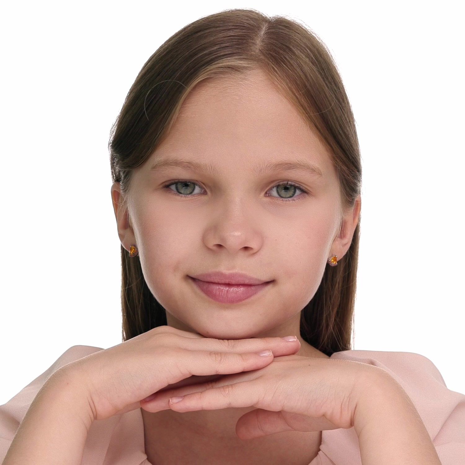 Серебряные серьги с фианитами