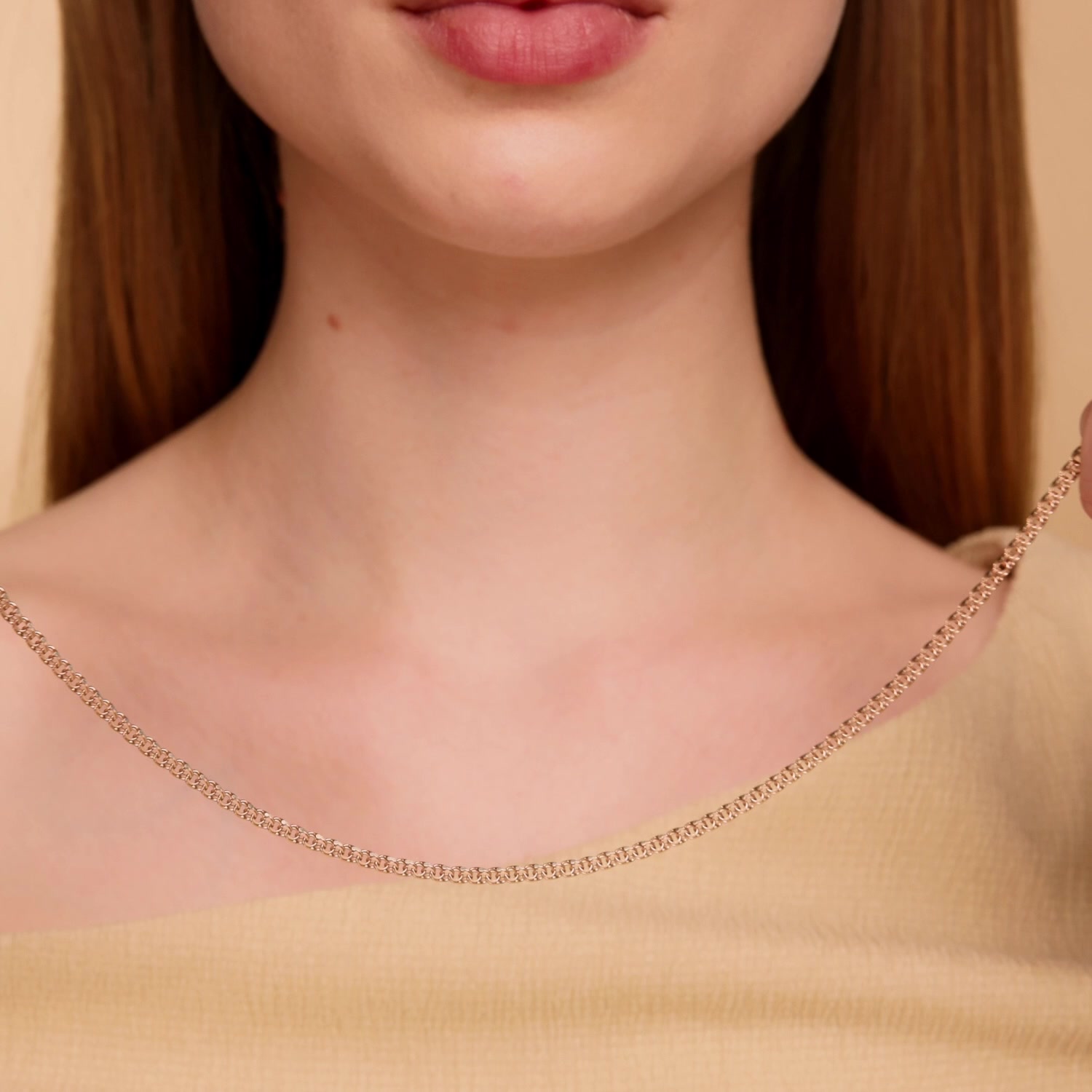 Золотая цепь полновесная