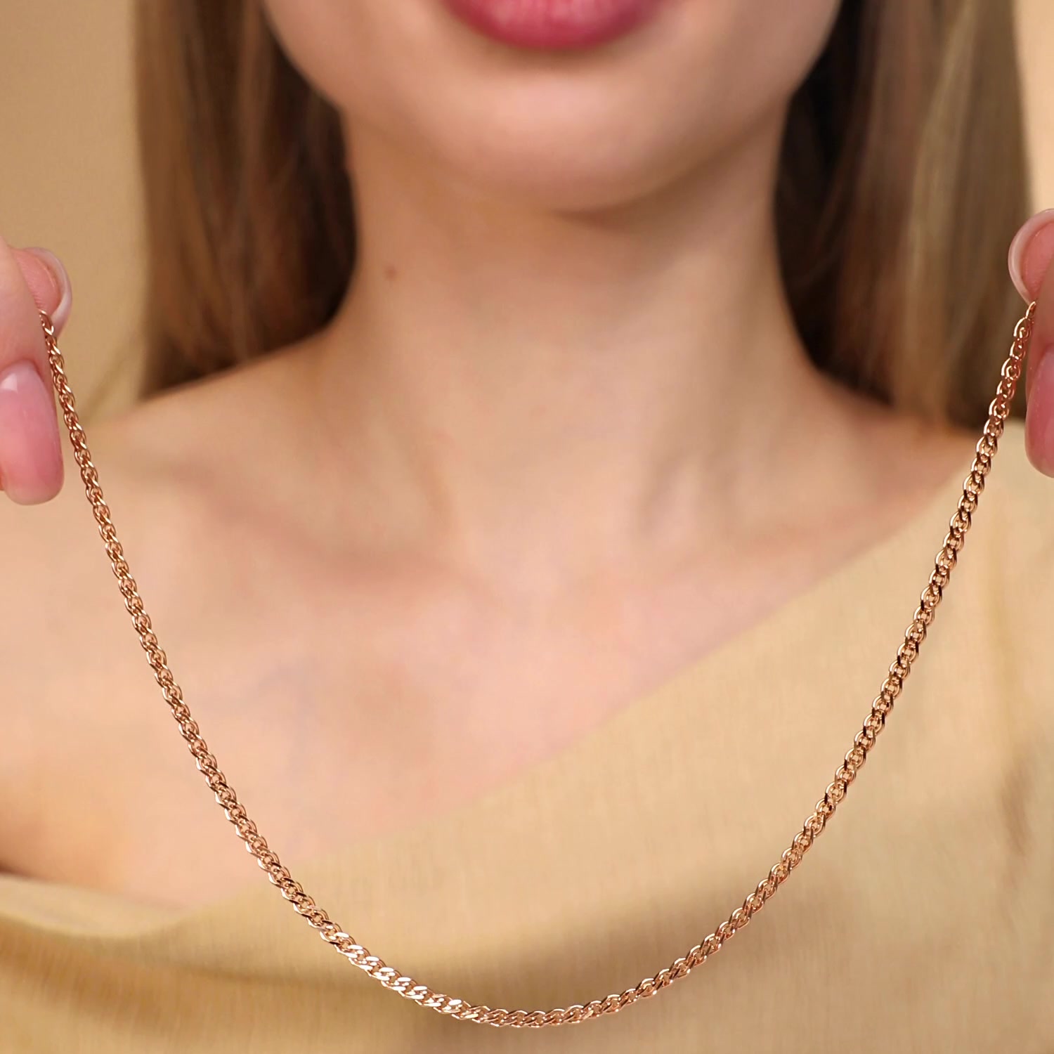 Золотая цепь полновесная