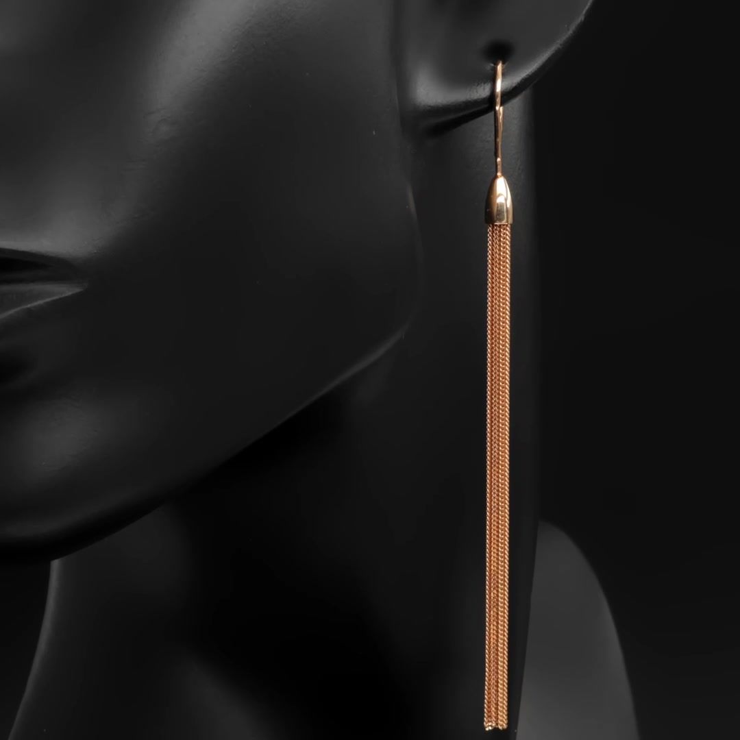 Золотые серьги