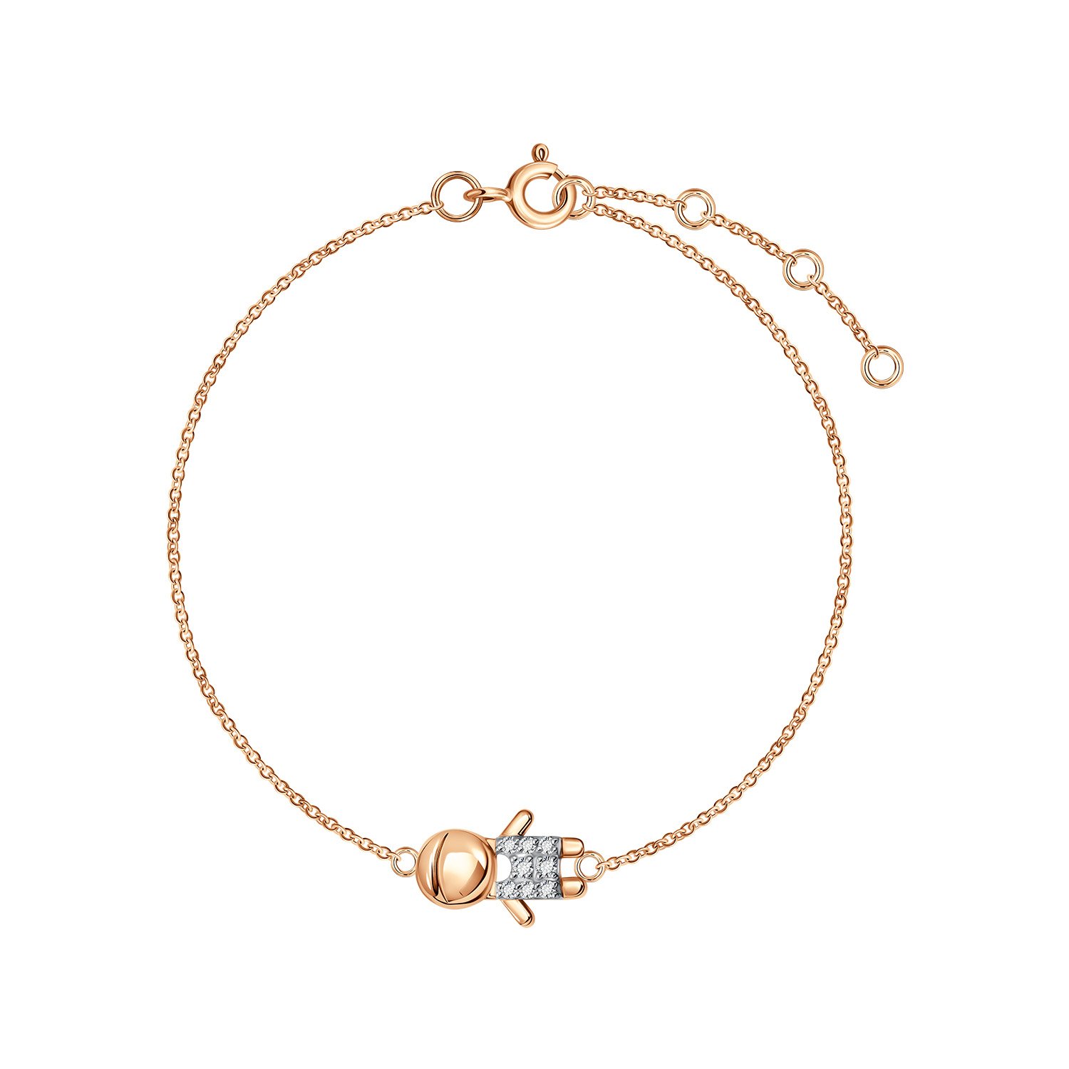 Фото «Золотой браслет с бриллиантами»