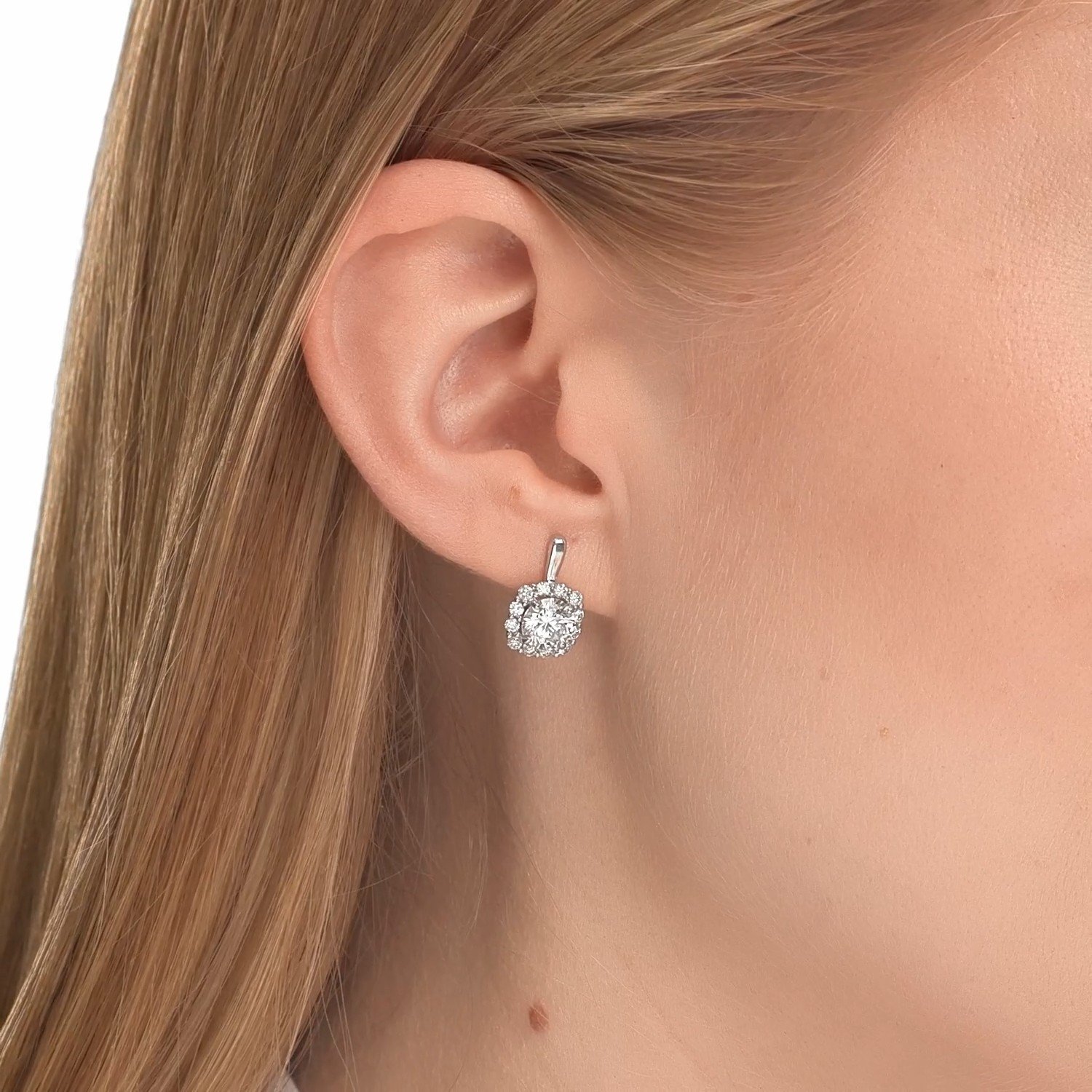 Золотые серьги SMART DIAMONDS 2,64 карата