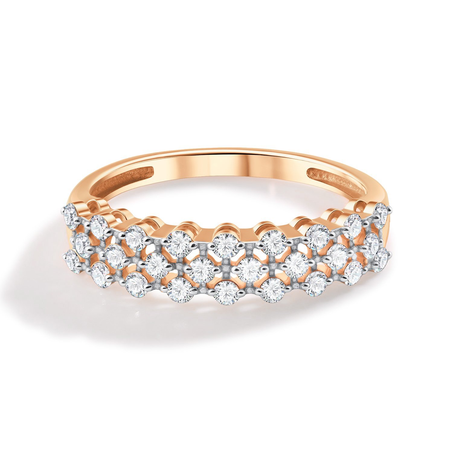 Золотое кольцо с бриллиантами