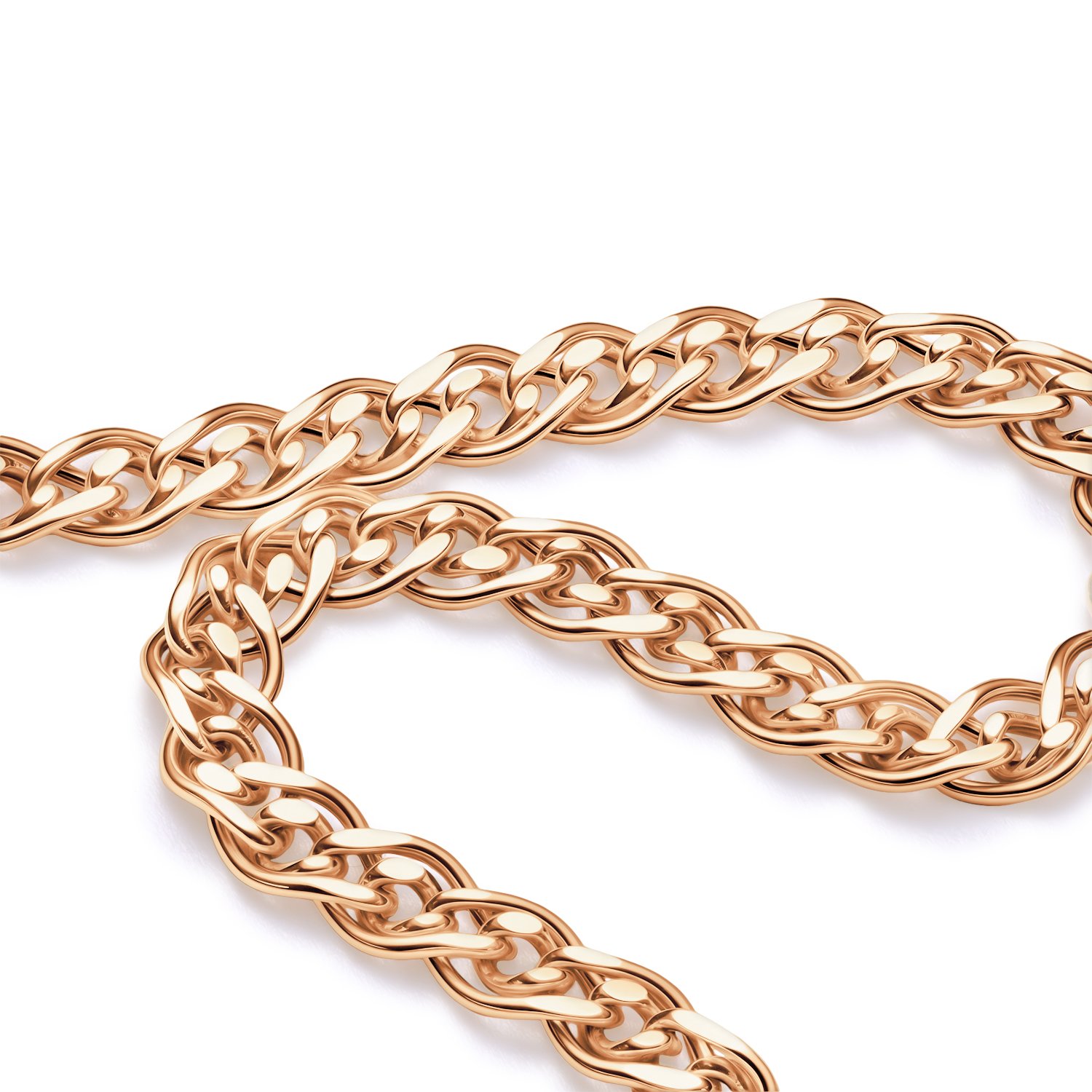 Золотой браслет облегченный