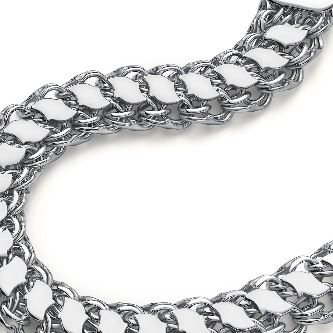 Серебряный браслет полновесный