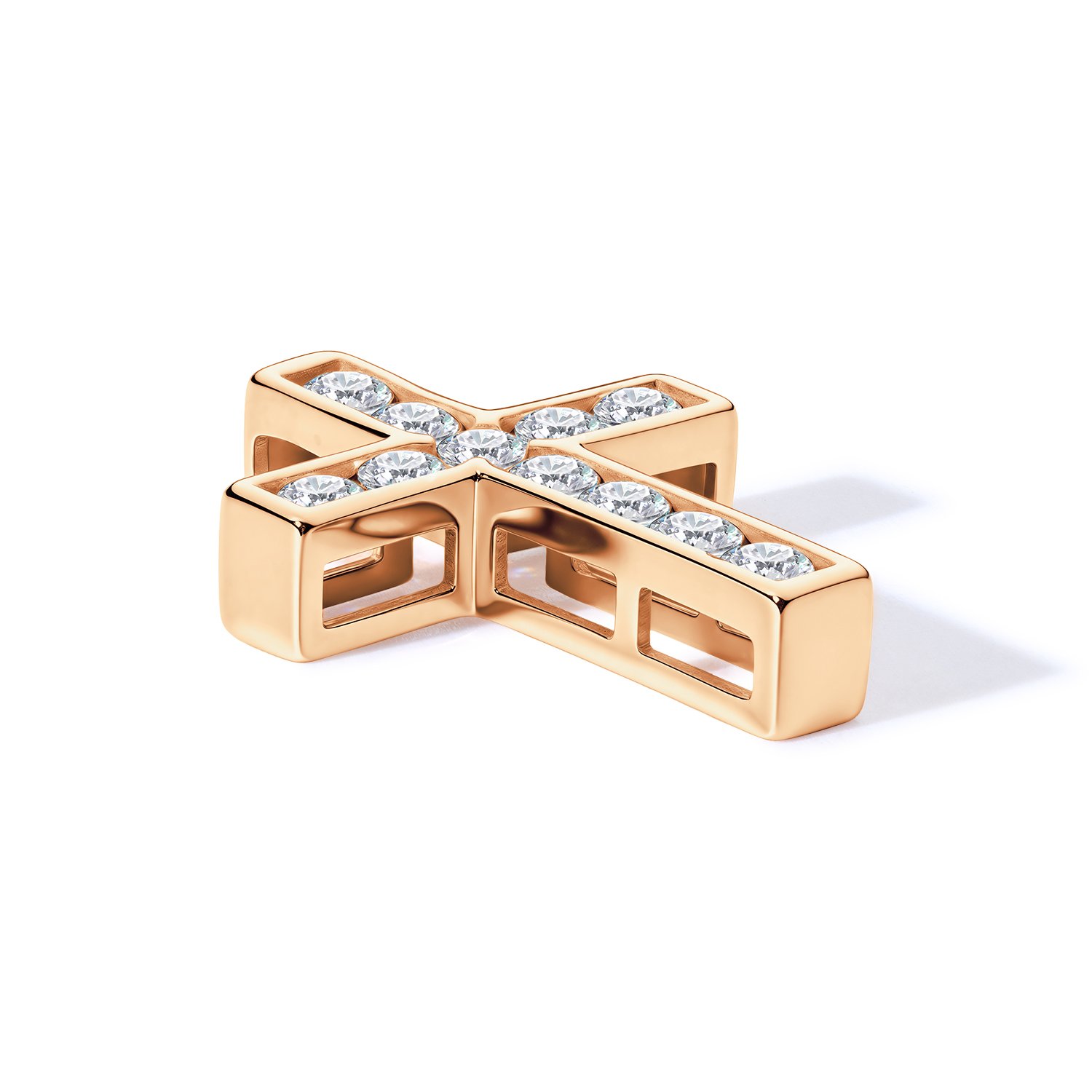 Золотая подвеска с бриллиантами