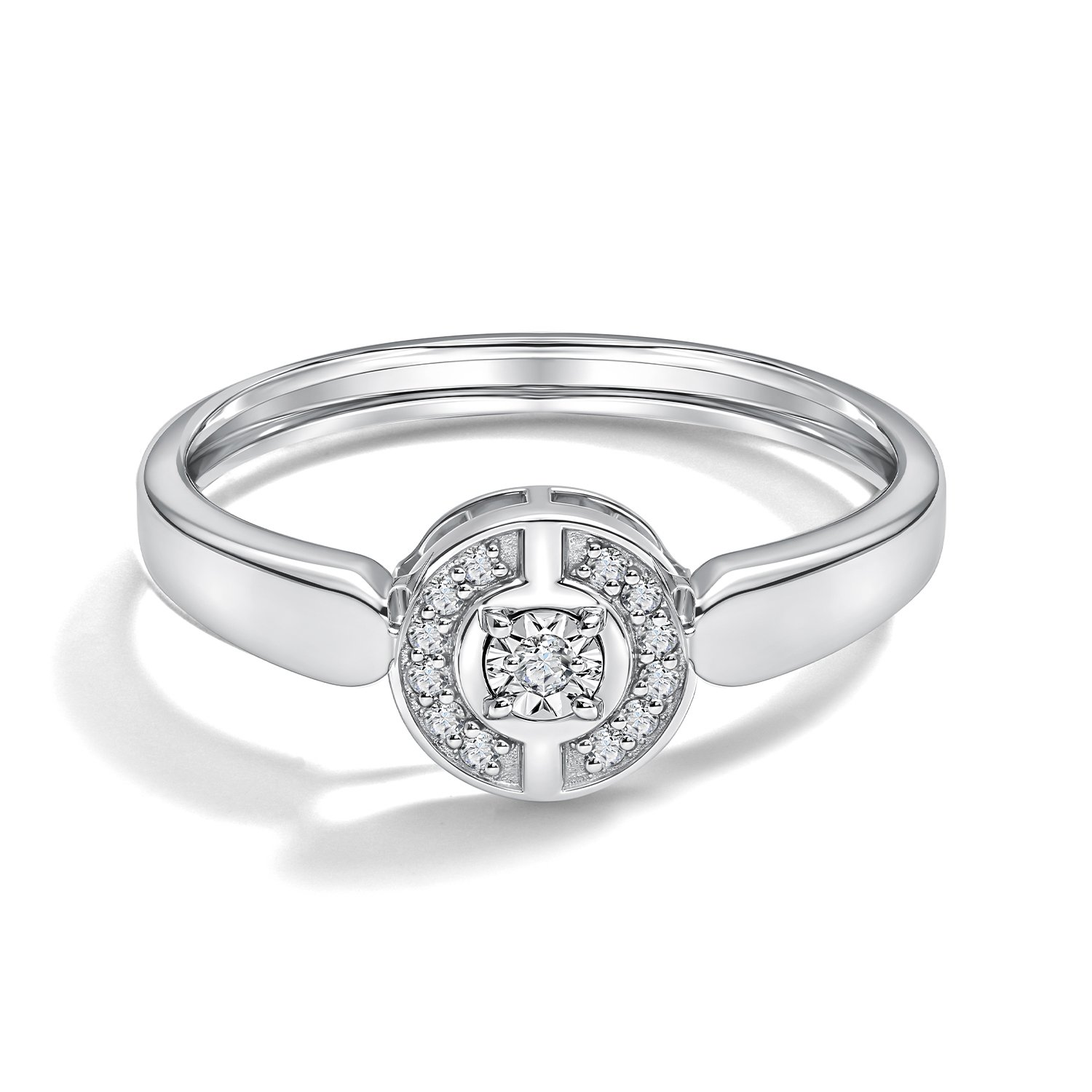 Золотое кольцо с бриллиантами