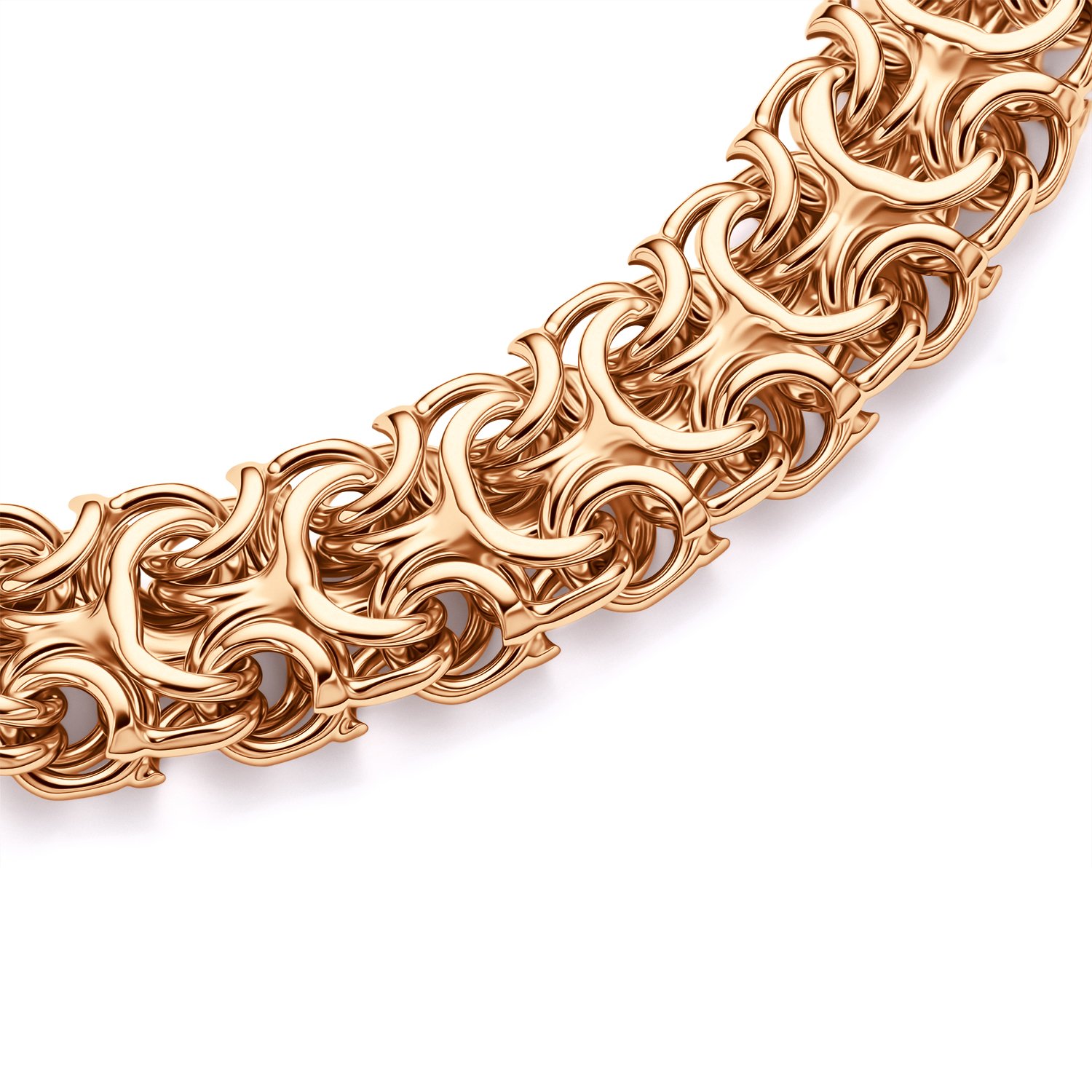 Золотая цепь ручной работы полновесная