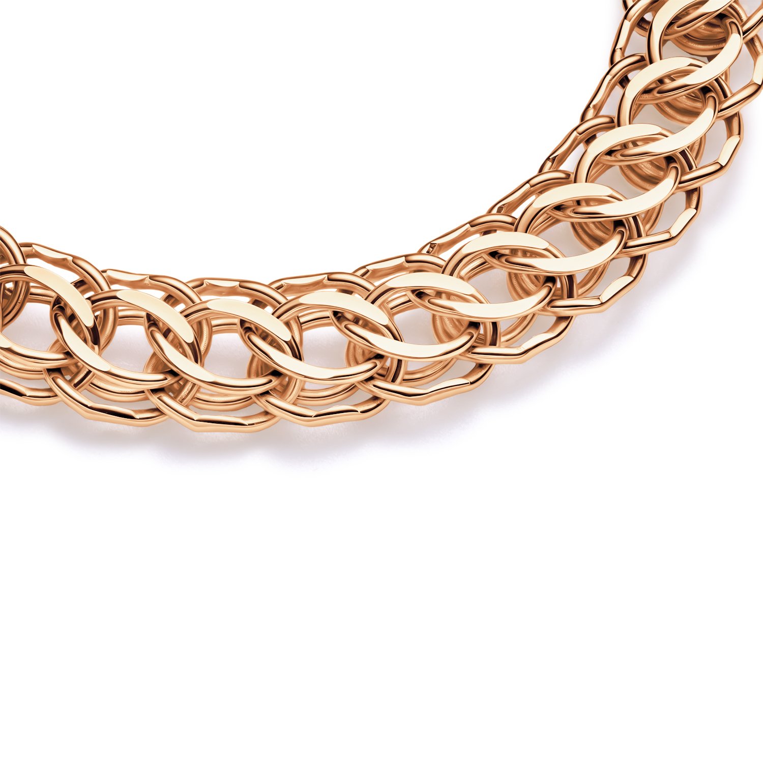 Золотой браслет ручной работы полновесный