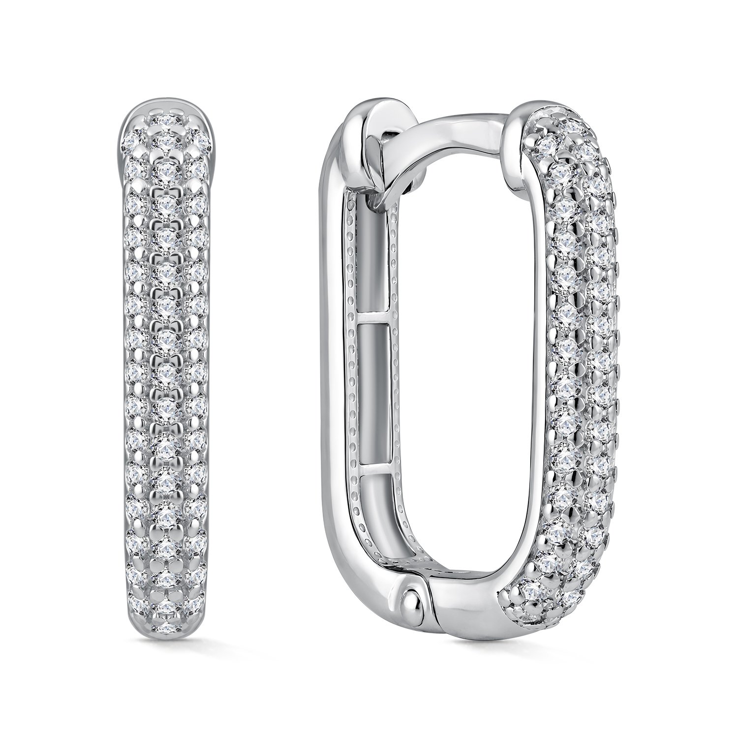 Фото «Серебряные серьги с фианитами»