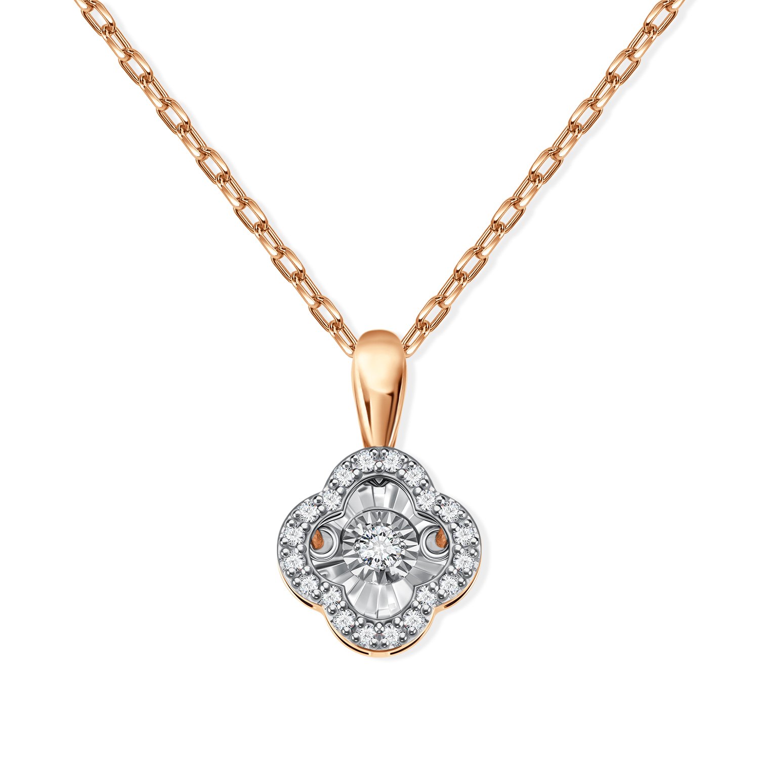 Фото «Золотая подвеска с бриллиантами»