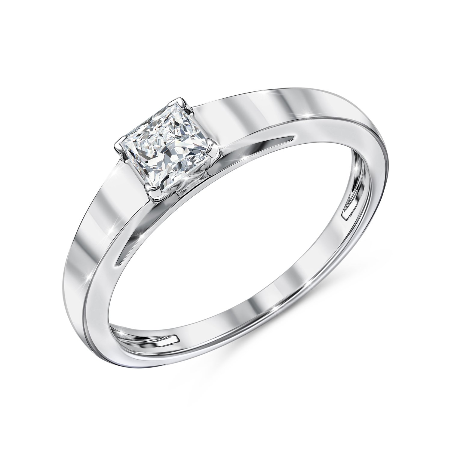Фото «Серебряное кольцо SMART DIAMONDS 0,39 карата»