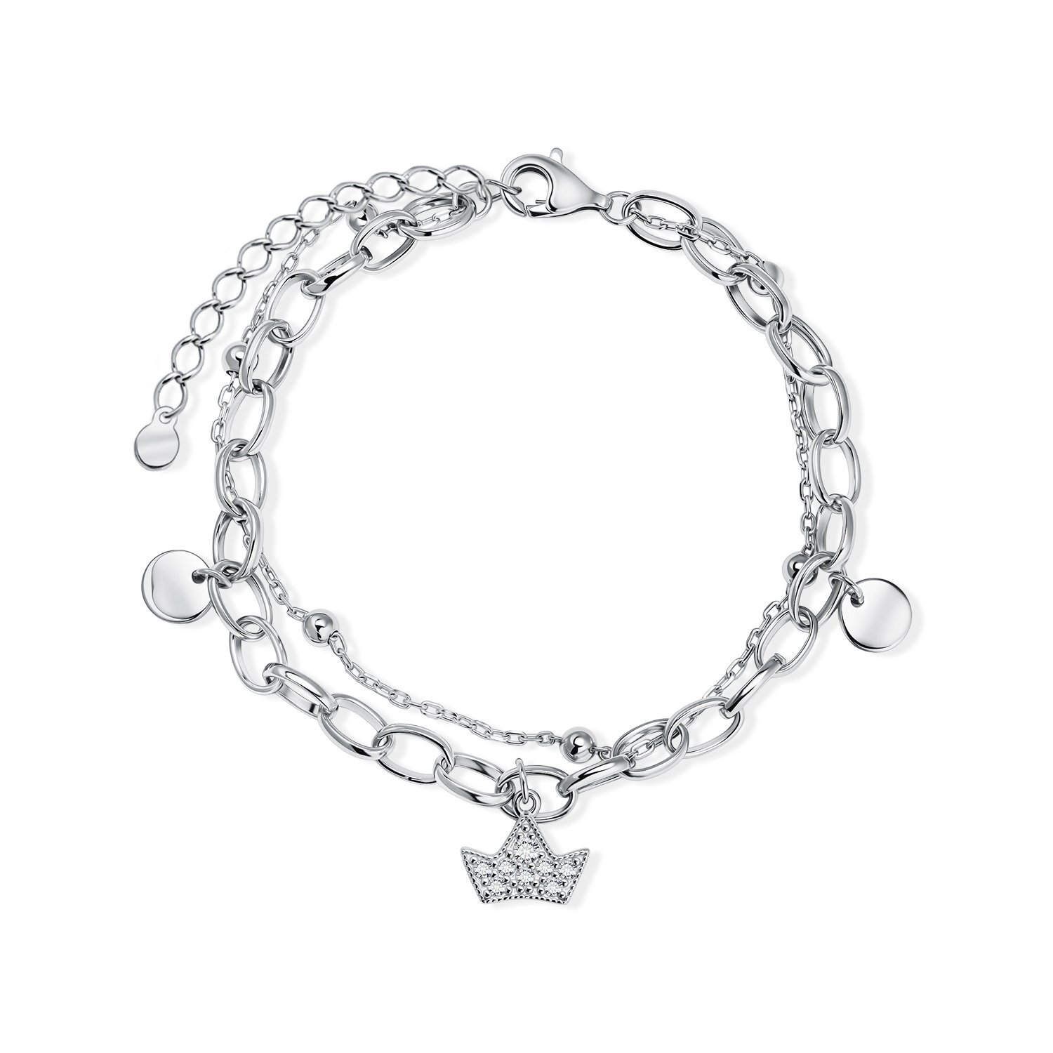 Фото «Серебряный браслет с фианитами»