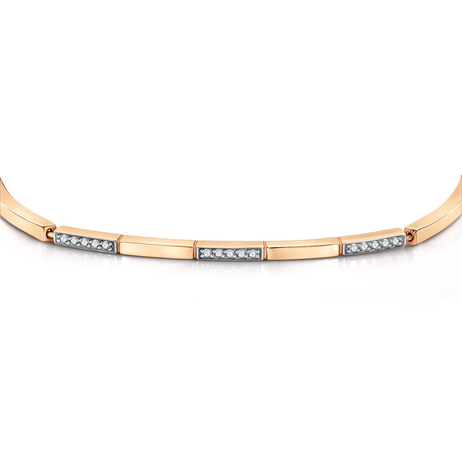 Золотой браслет с бриллиантами