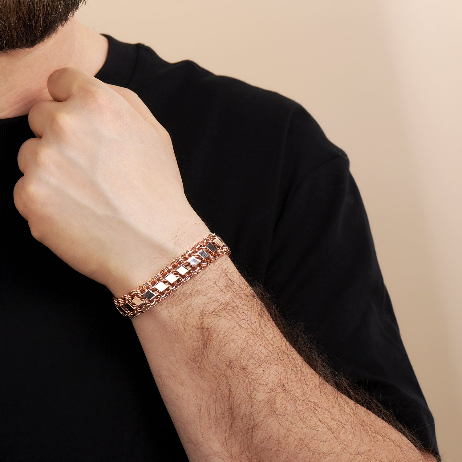 Золотой браслет полновесный