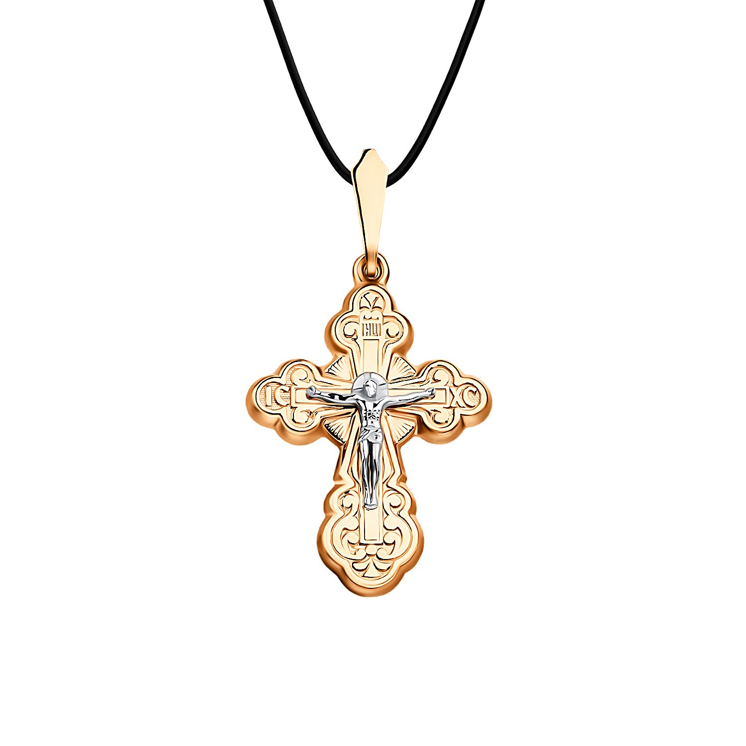 Золотой православный крест