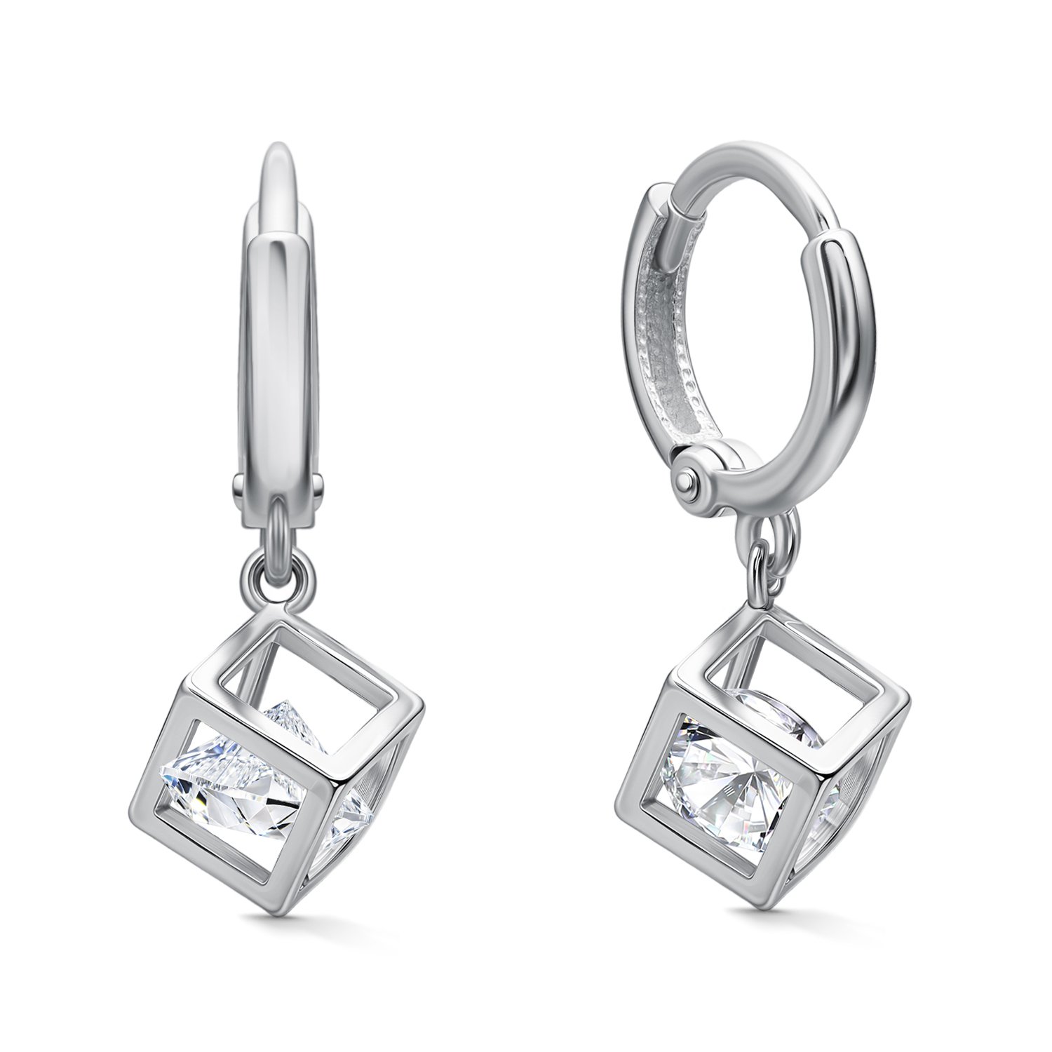 Фото «Серебряные серьги с фианитами»