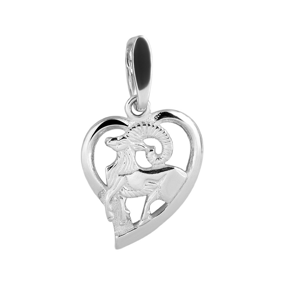 Серебряная подвеска со знаком зодиака Овен