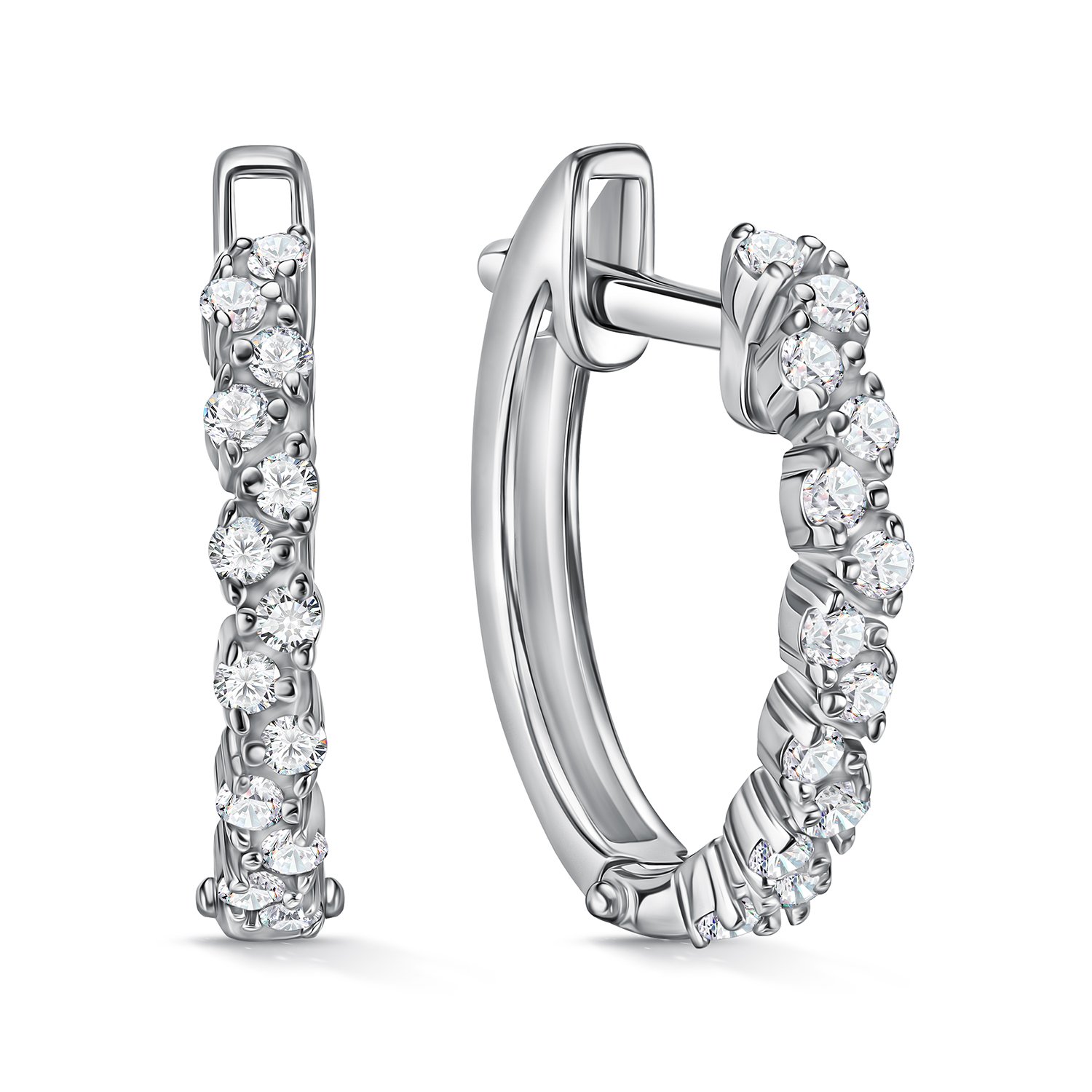 Фото «Золотые серьги с бриллиантами»