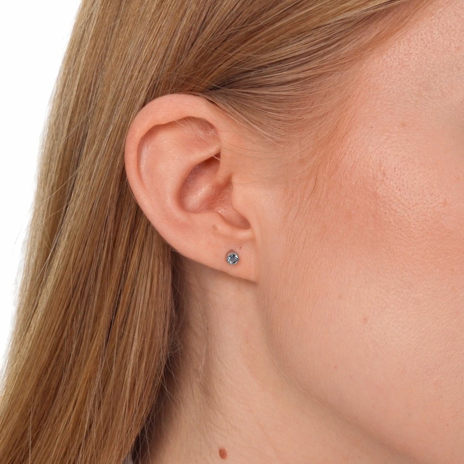 Фото «Серебряные серьги с кристаллами Swarovski»