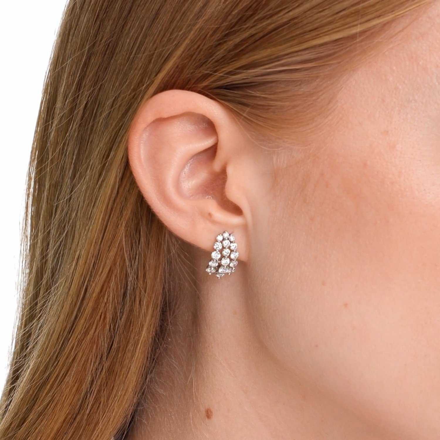 Золотые серьги SMART DIAMONDS 2,34 карата