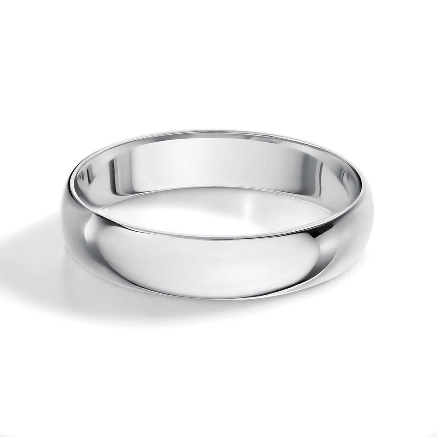 Серебряное обручальное кольцо