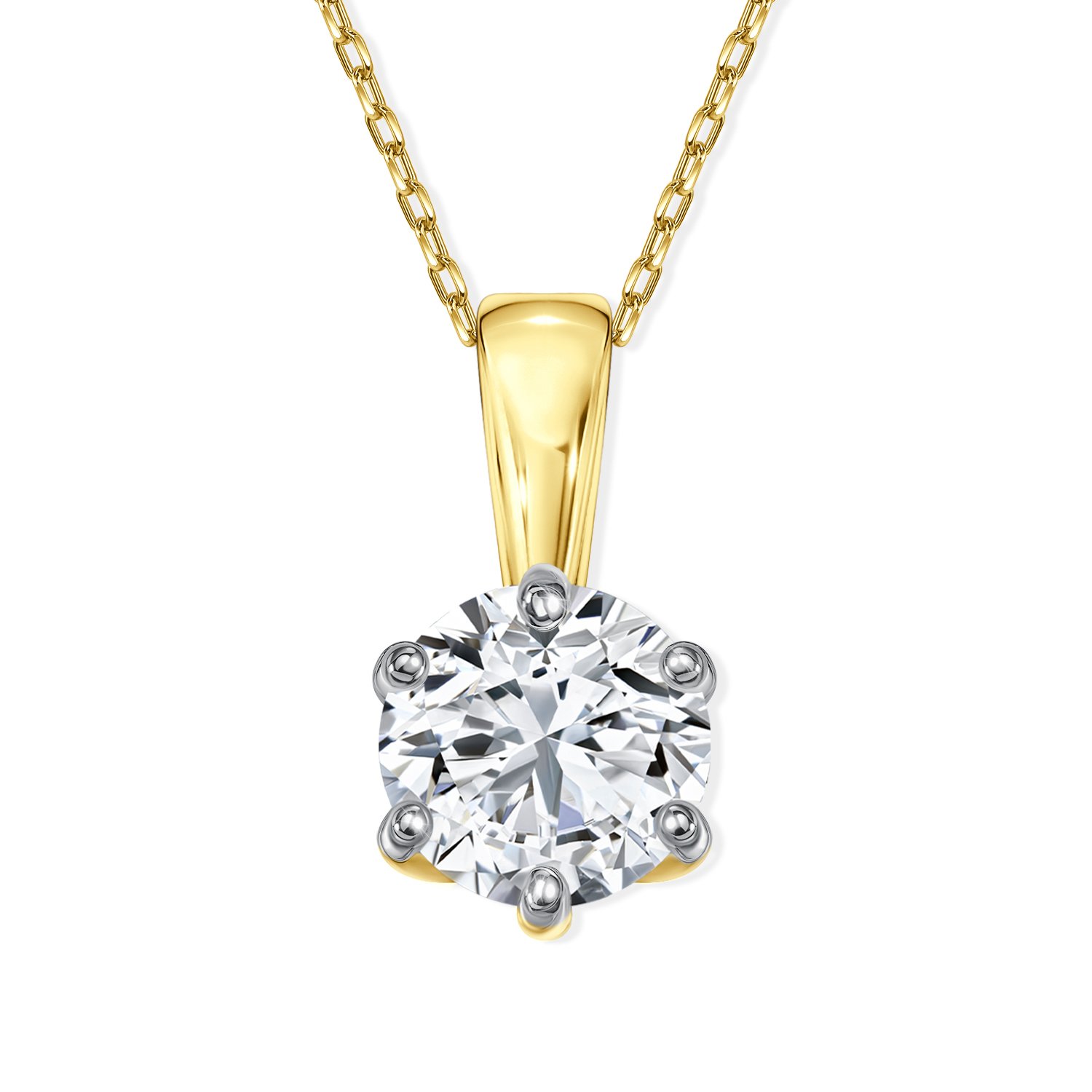 Фото «Золотая подвеска SMART DIAMONDS 0,73 карата»