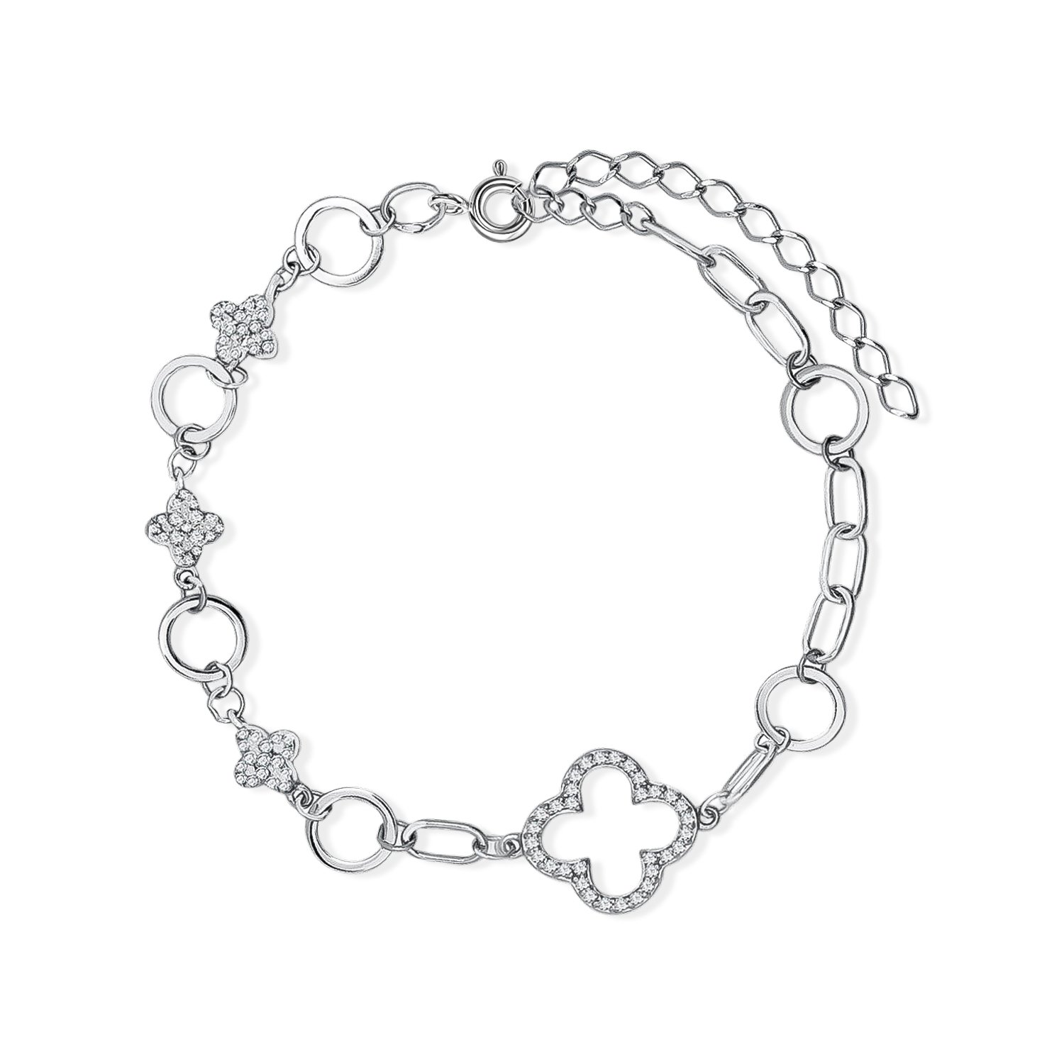 Фото «Серебряный браслет с фианитами»