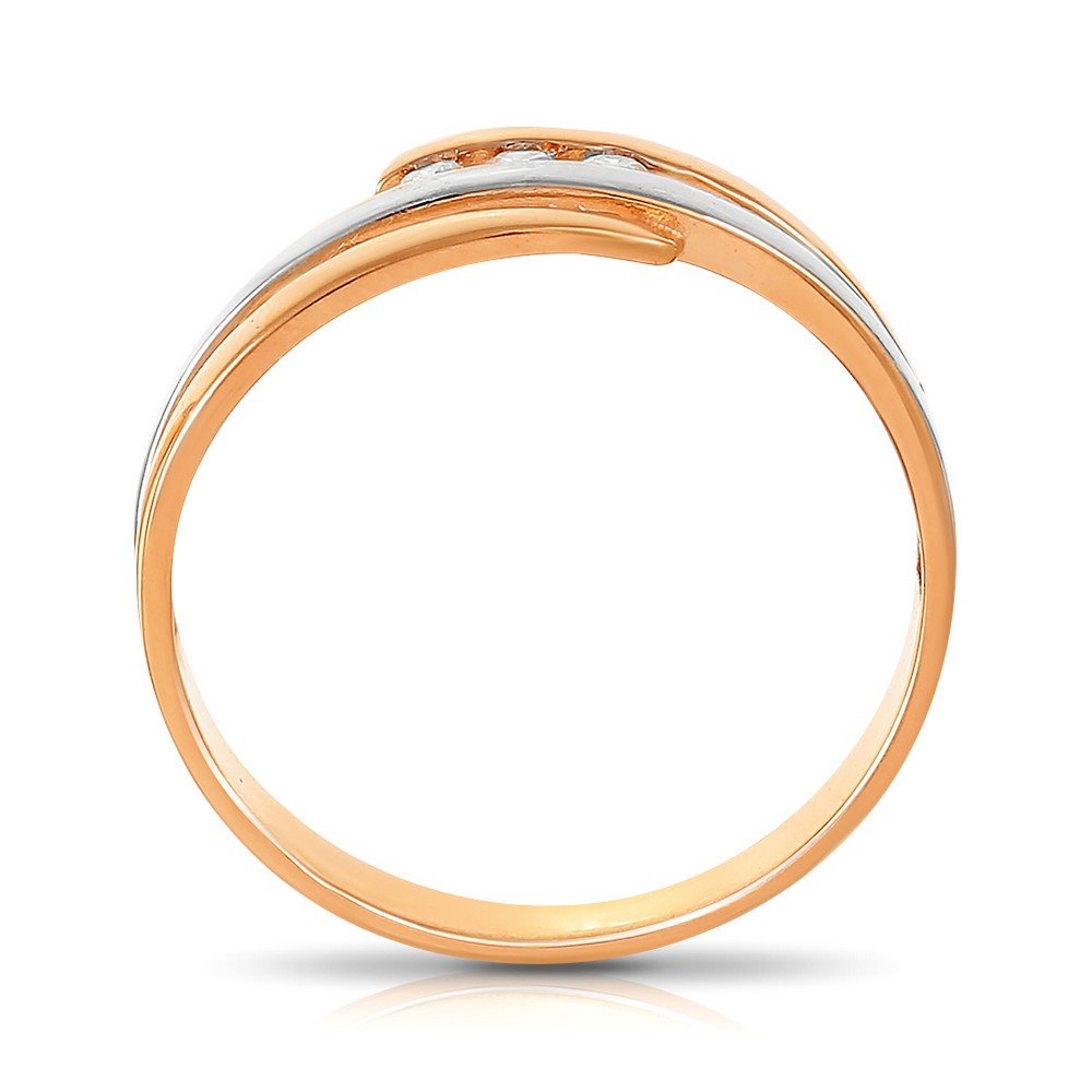 Золотое кольцо с бриллиантами