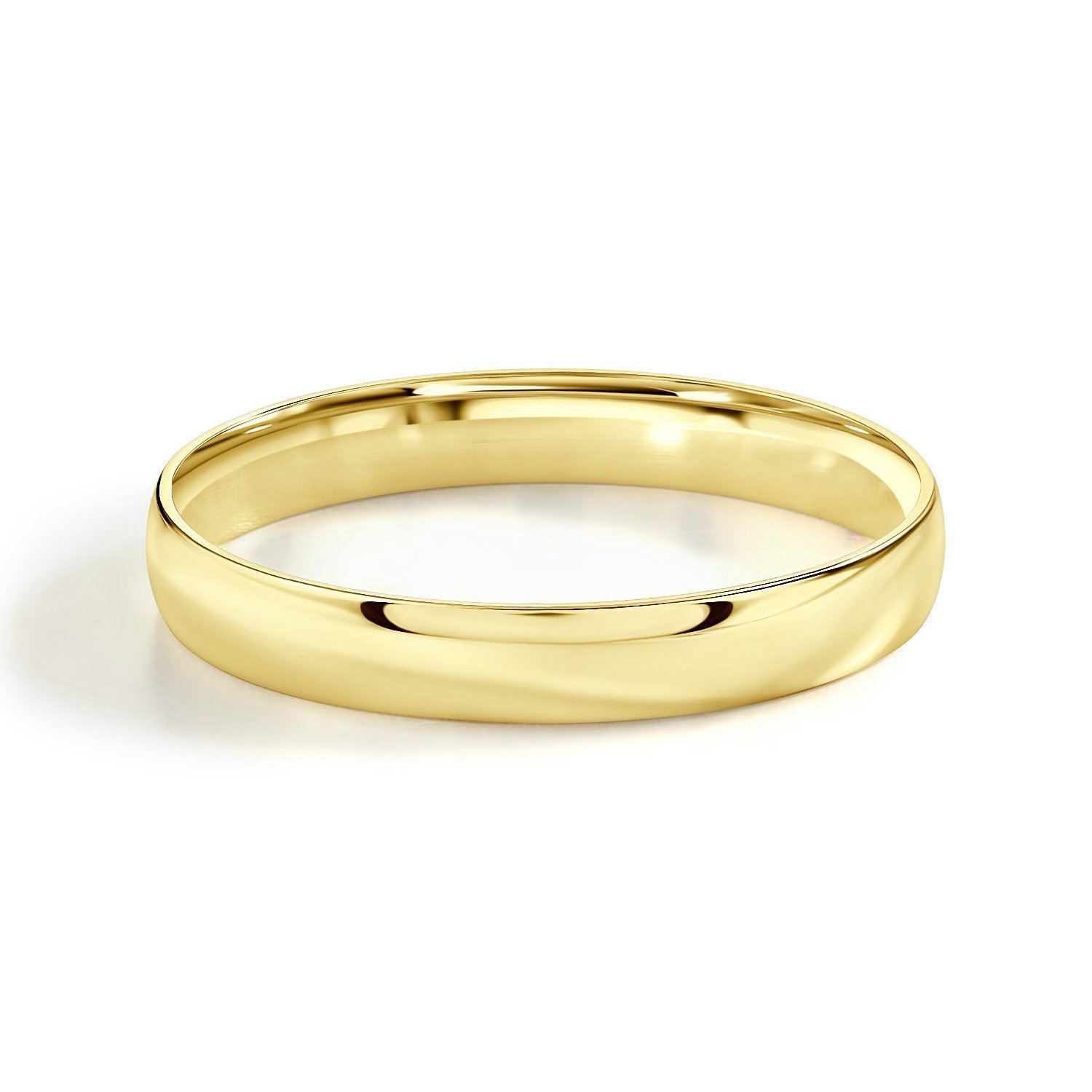 Золотое обручальное кольцо