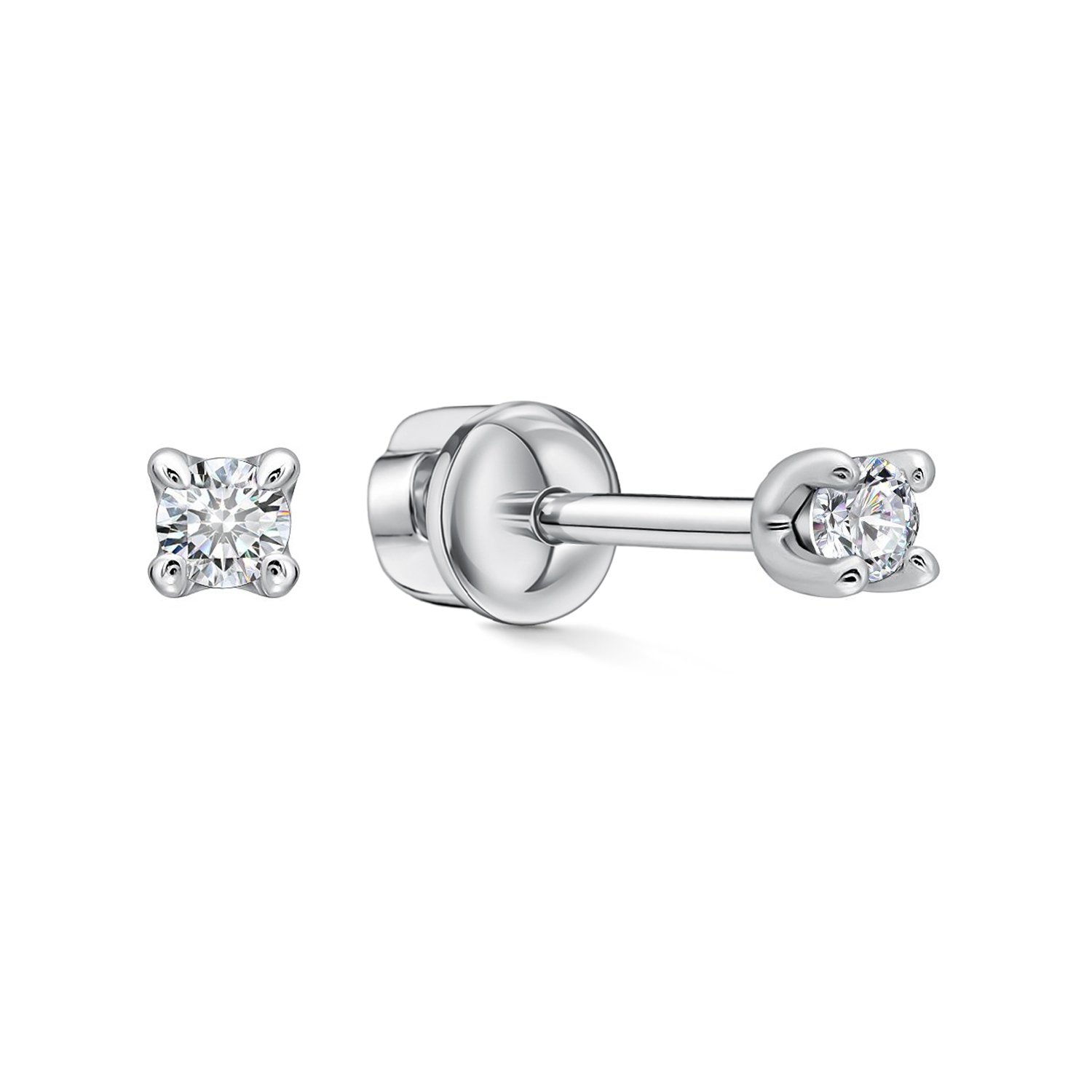 Фото «Золотые серьги с бриллиантами»