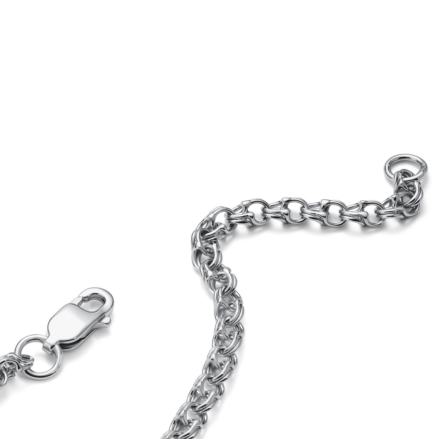 Серебряный браслет ручной работы