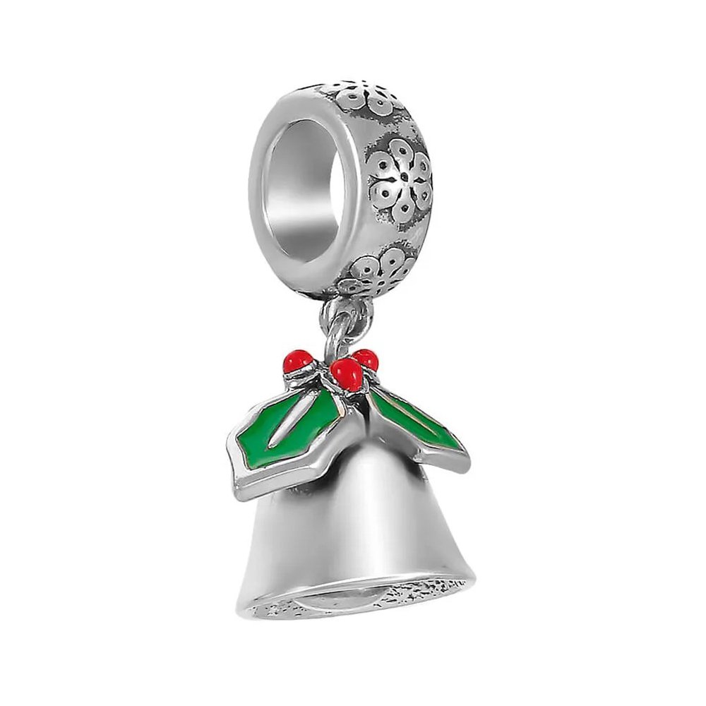 Подвеска-шарм TALANT Колокольчик из серебра с эмалью
