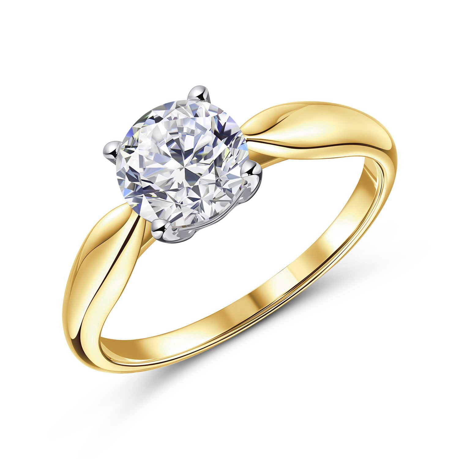 Фото «Золотое кольцо SMART DIAMONDS 1,05 карата»