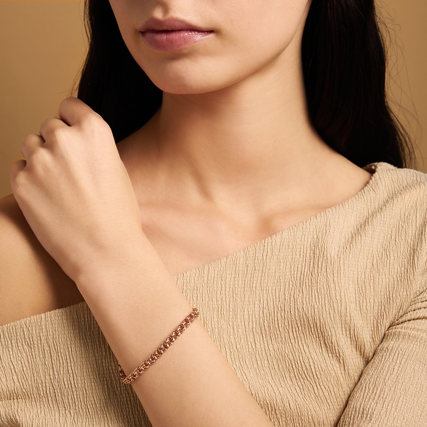 Золотой браслет полновесный