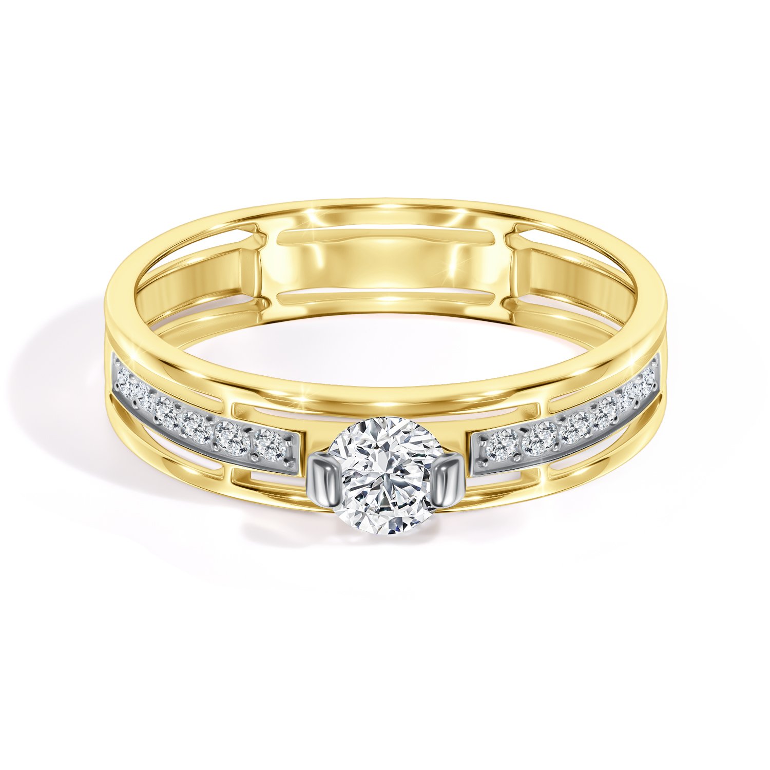 Золотое кольцо SMART DIAMONDS 0,53 карата