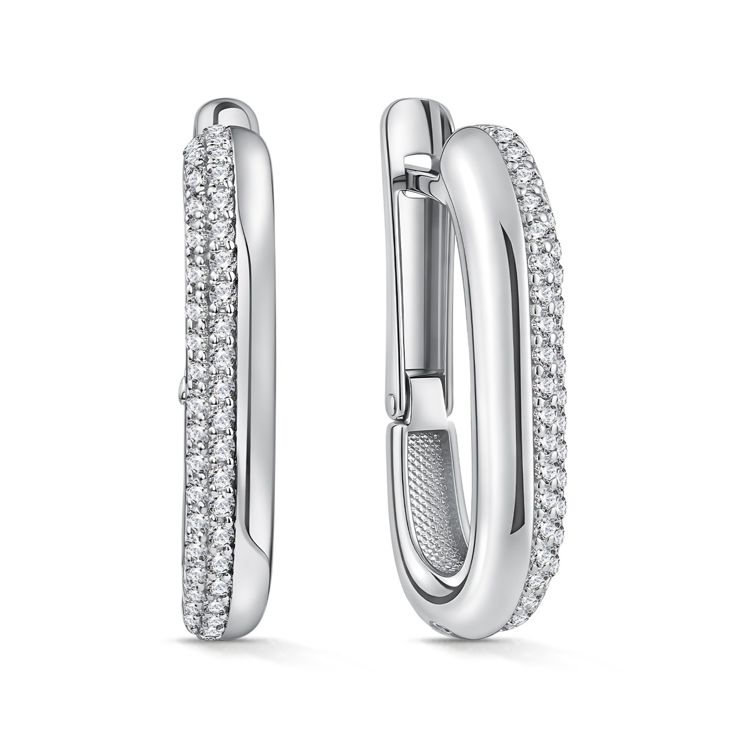 Фото «Серебряные серьги с фианитами»