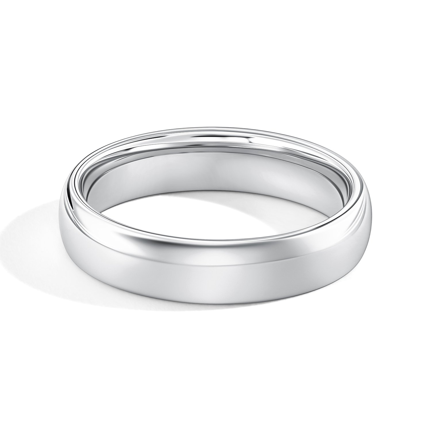 Серебряное обручальное кольцо
