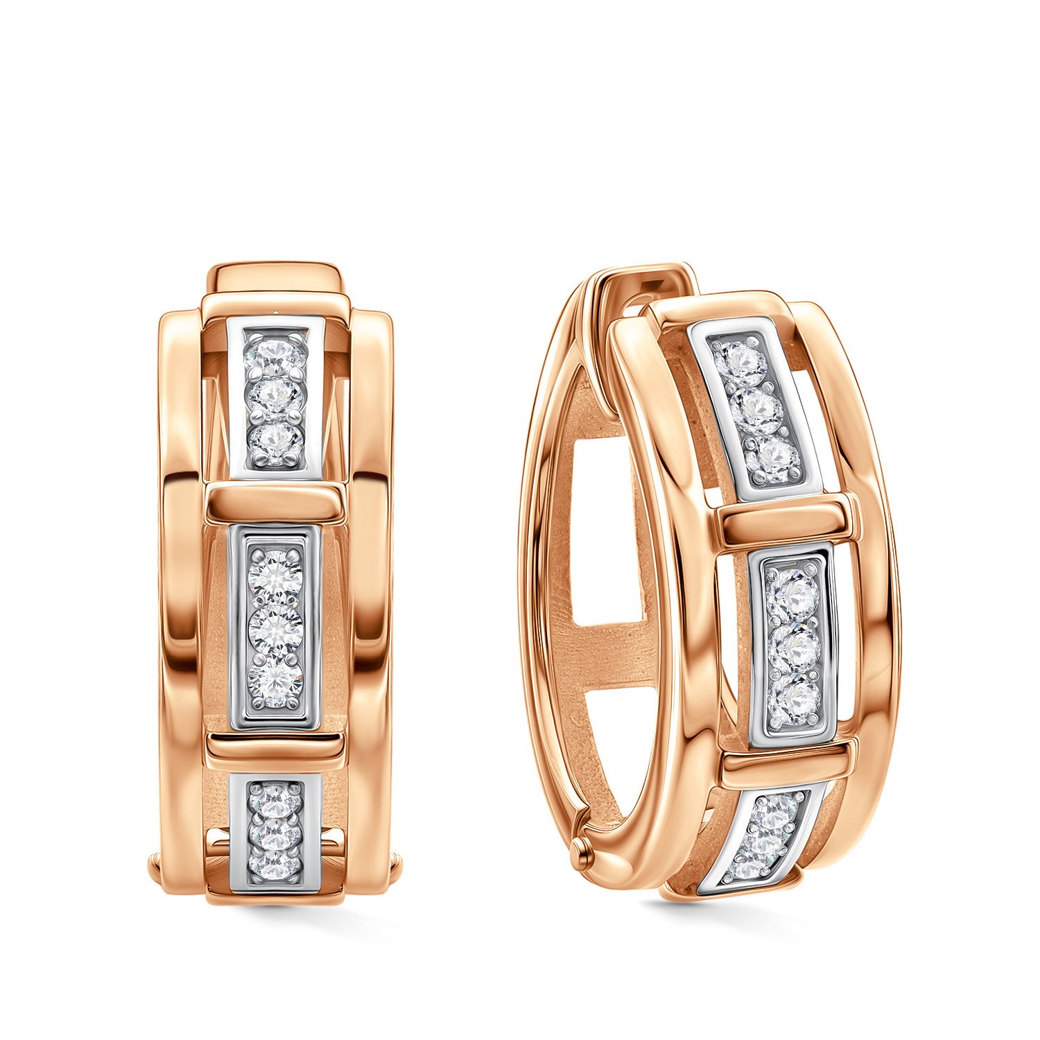 Фото «Золотые серьги с бриллиантами»