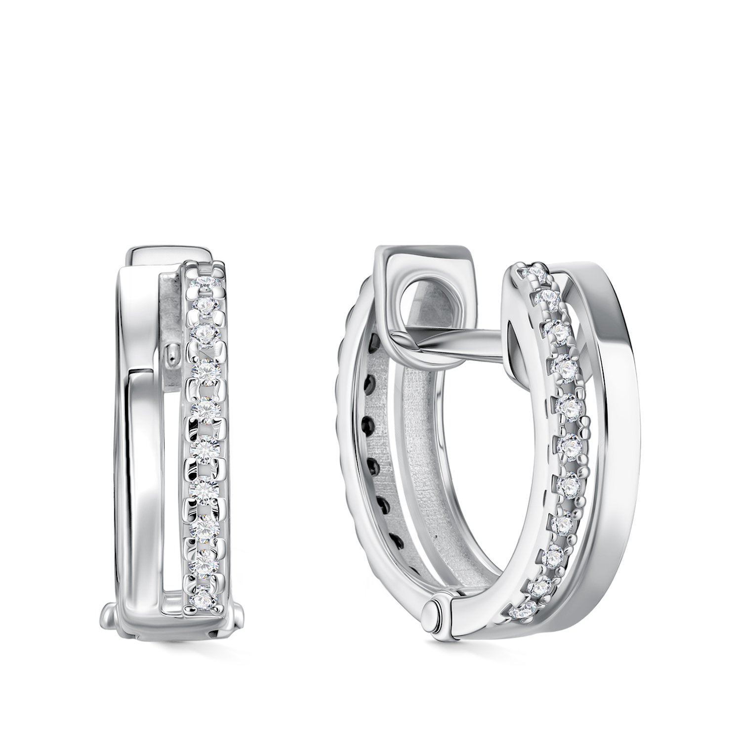 Фото «Золотые серьги с бриллиантами»