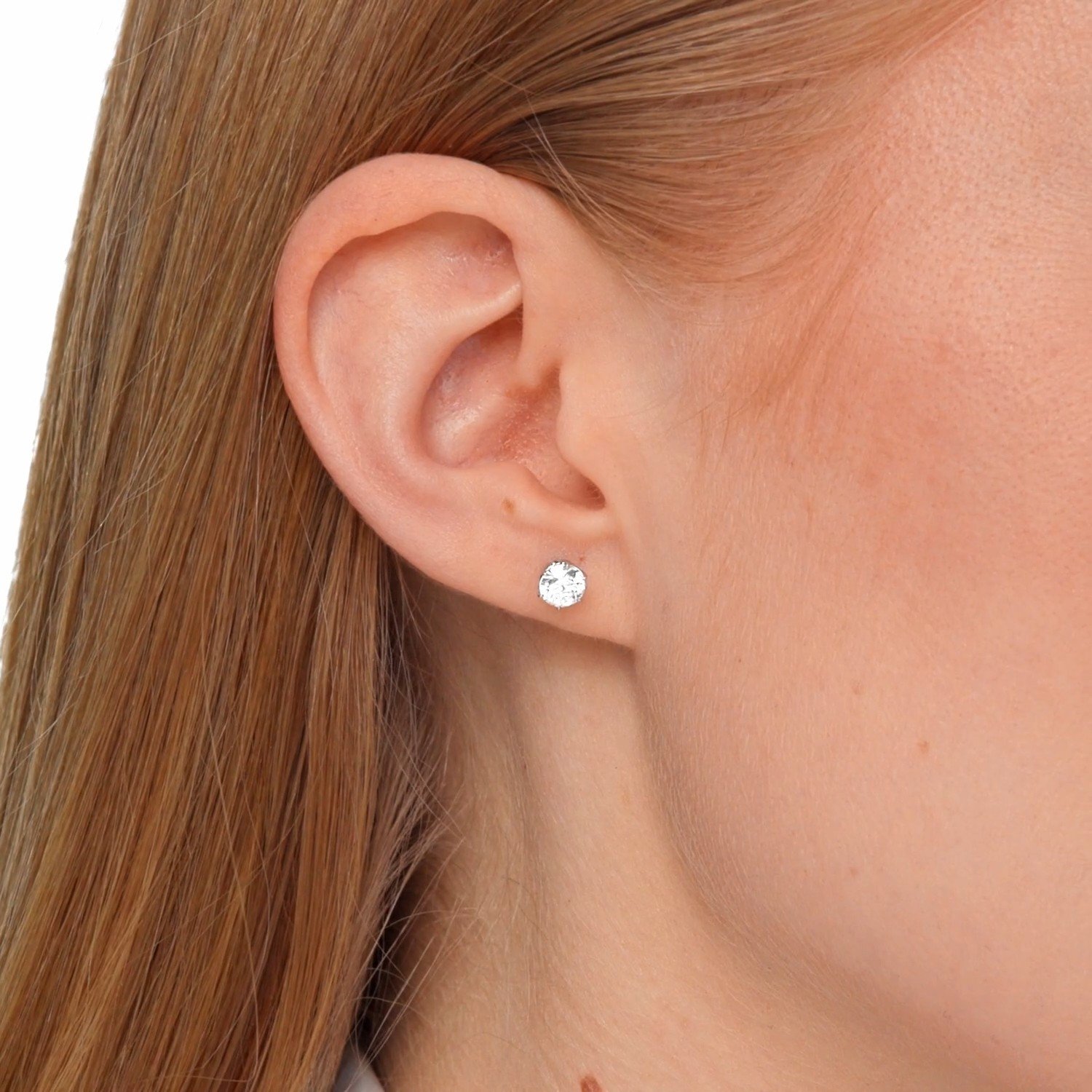 Фото «Золотые серьги с бриллиантами»