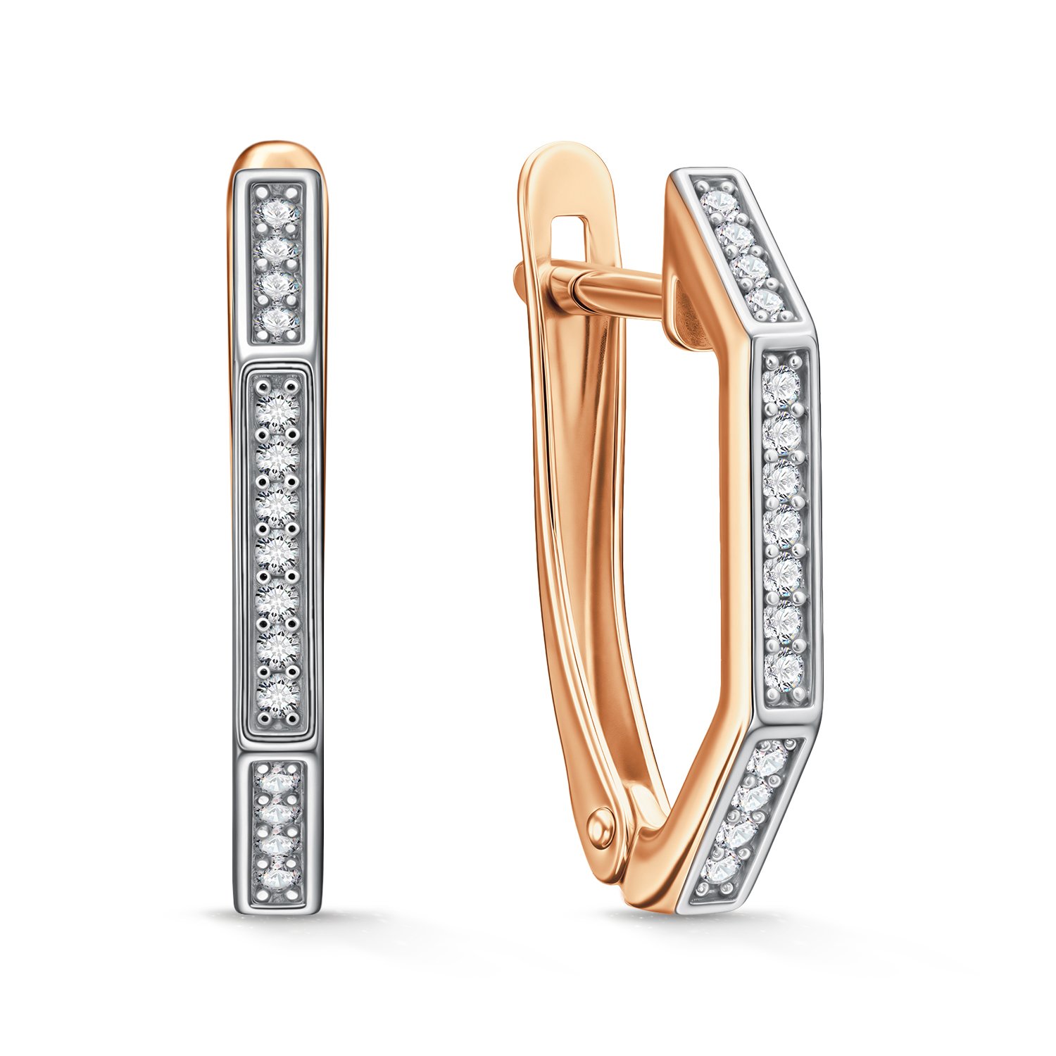 Фото «Золотые серьги с бриллиантами»