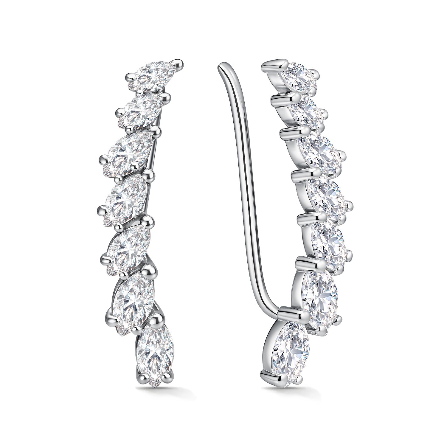 Фото «Серебряные серьги с фианитами»