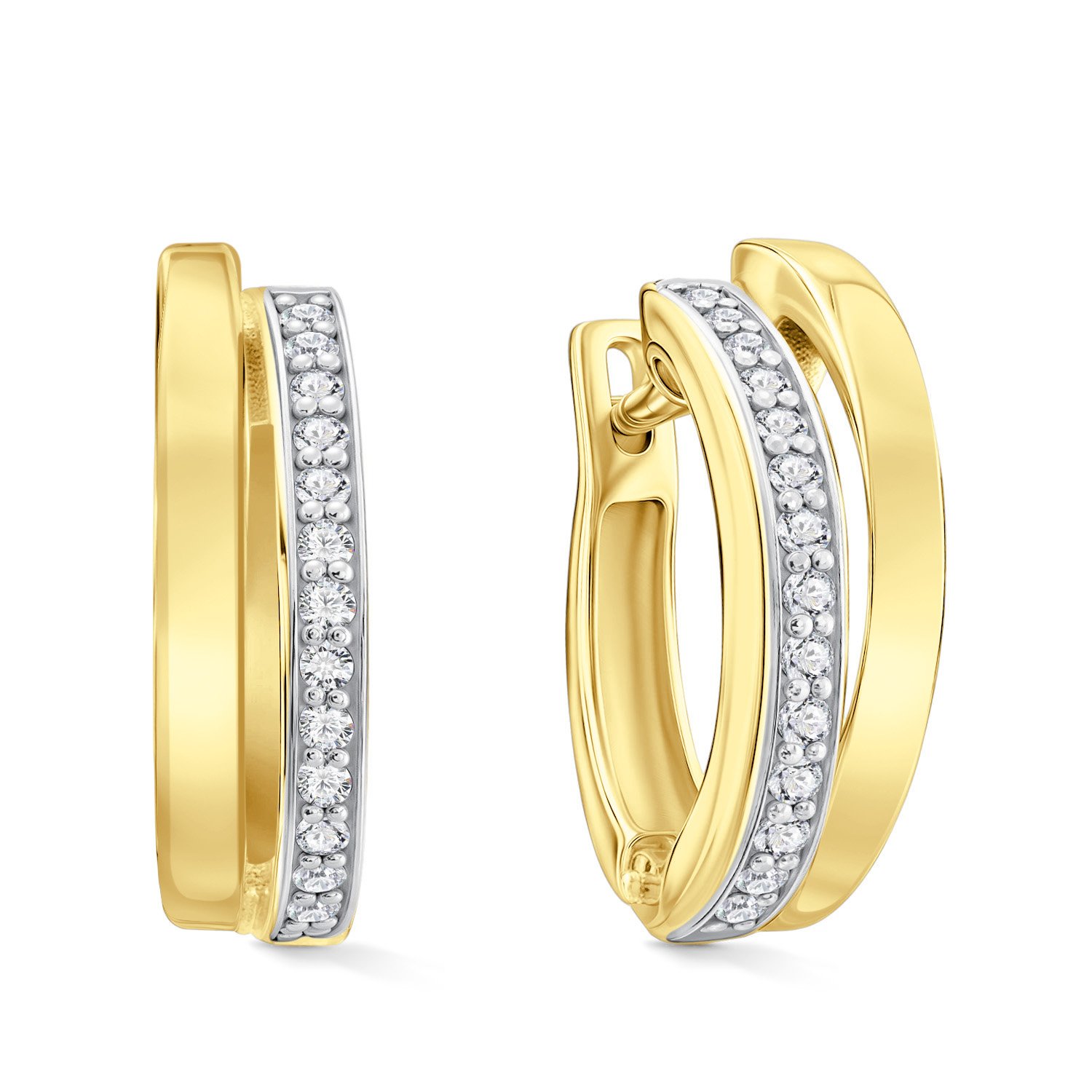 Фото «Золотые серьги с бриллиантами»