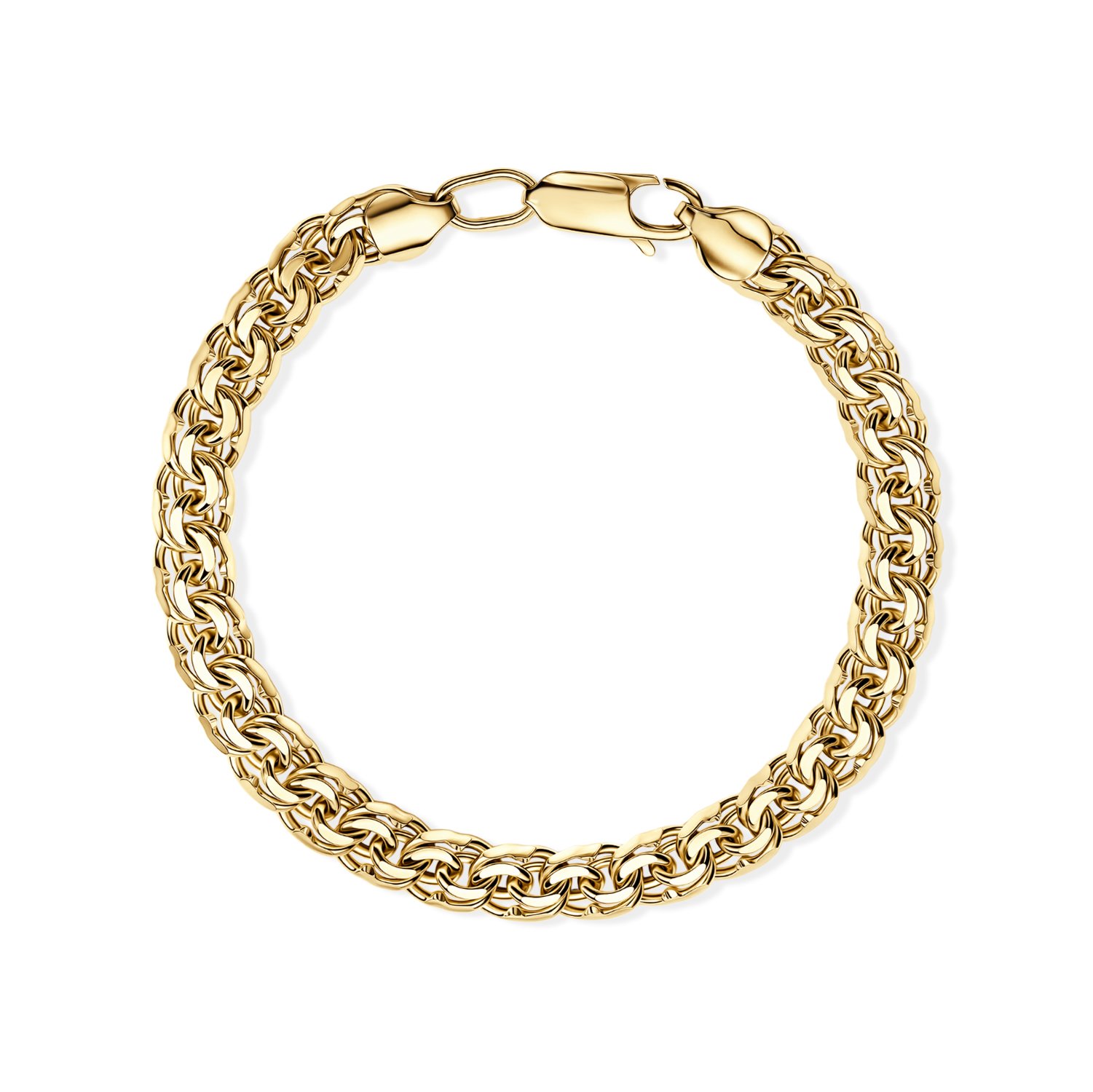 Фото «Золотой браслет ручной работы полновесный»