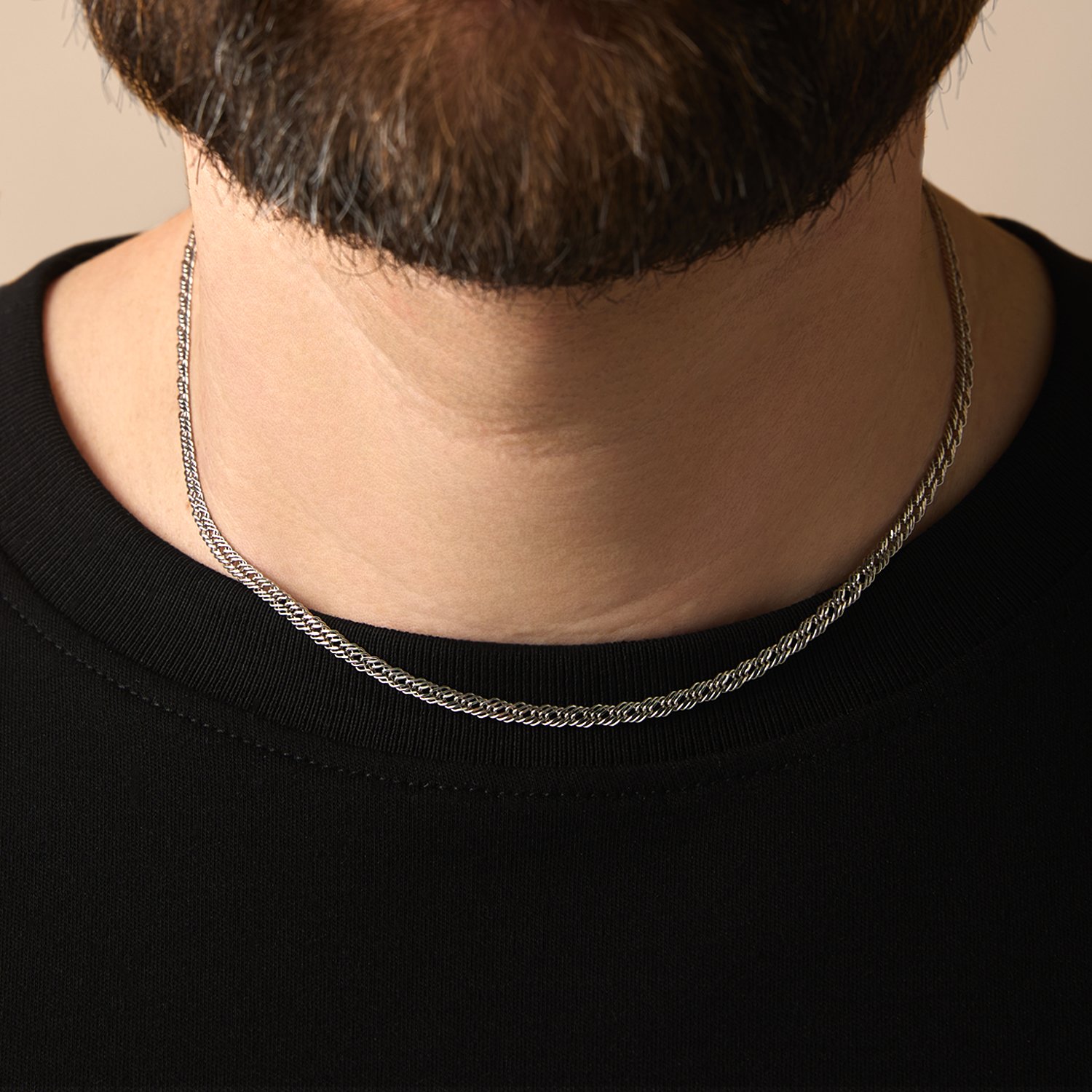 Серебряная цепь полновесная