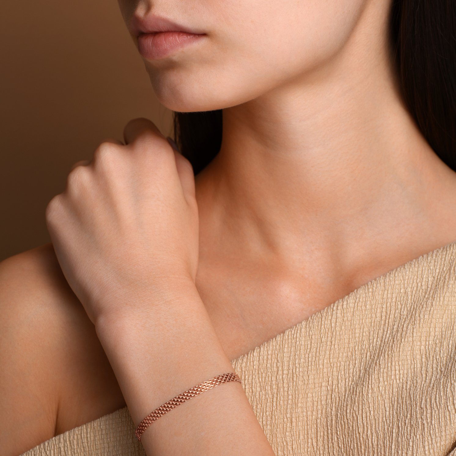 Золотой браслет полновесный